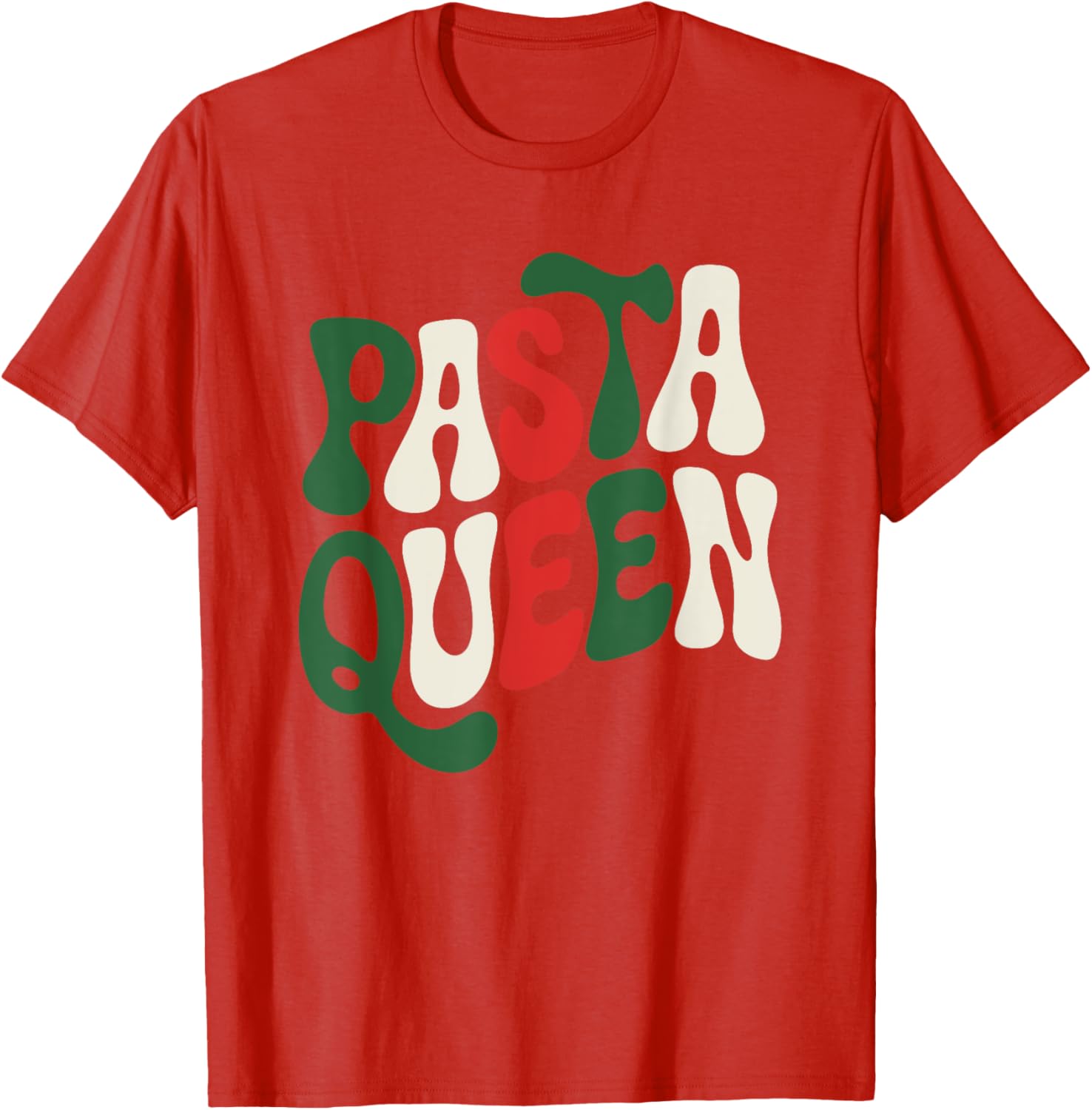 Pasta Queen T-Shirt for Pasta Lovers - Cute Italian Spaghetti Design - 7
