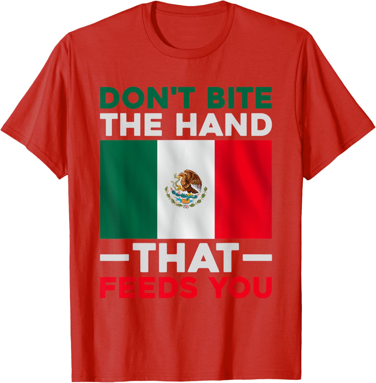 Don't Bite the Hand That Feeds You Immigration Ice Raids T-Shirt - 11