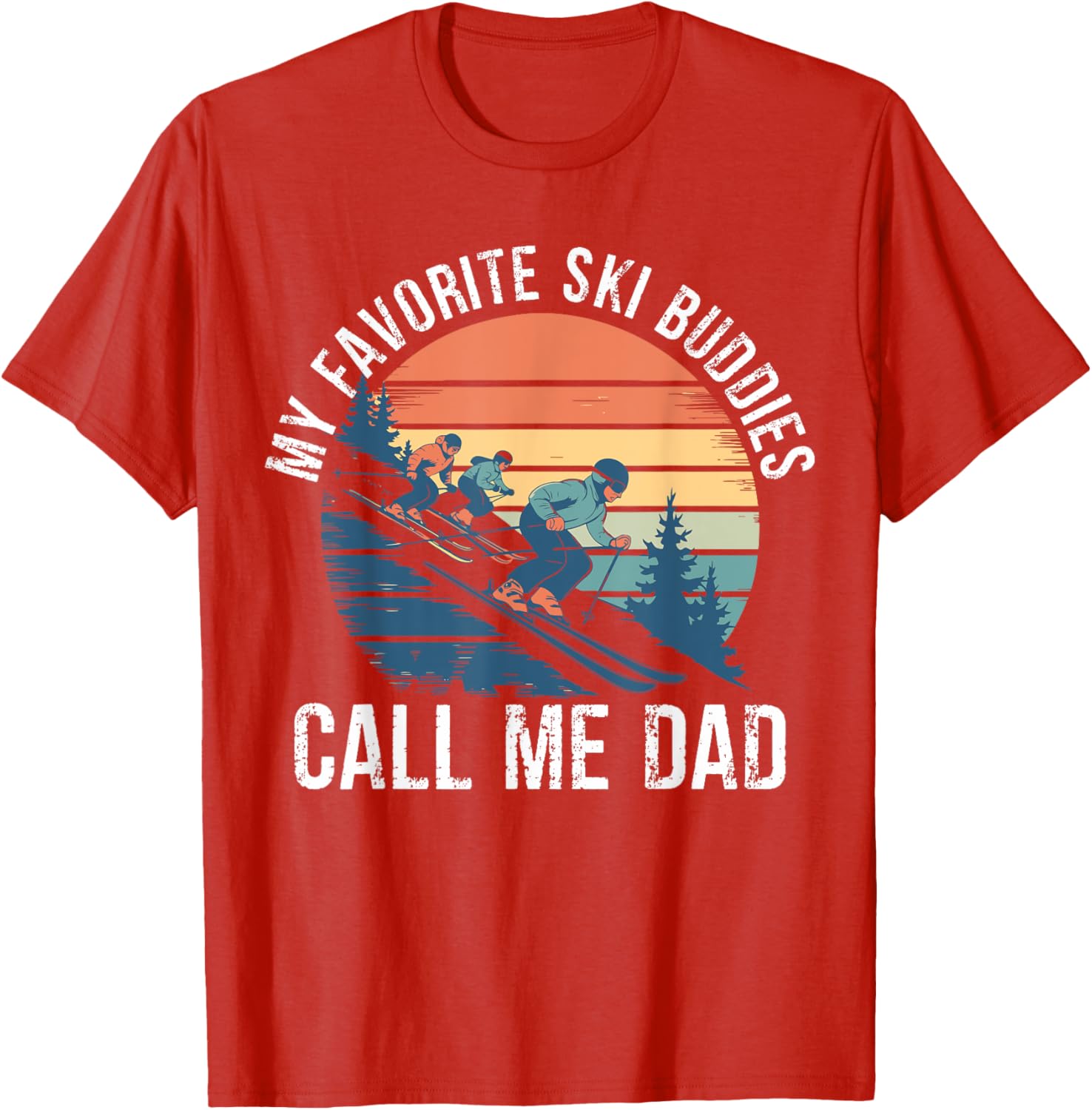 Retro Ski Dad T-Shirt for Ski Lovers, Perfect Gift for Ski Buddies - 2