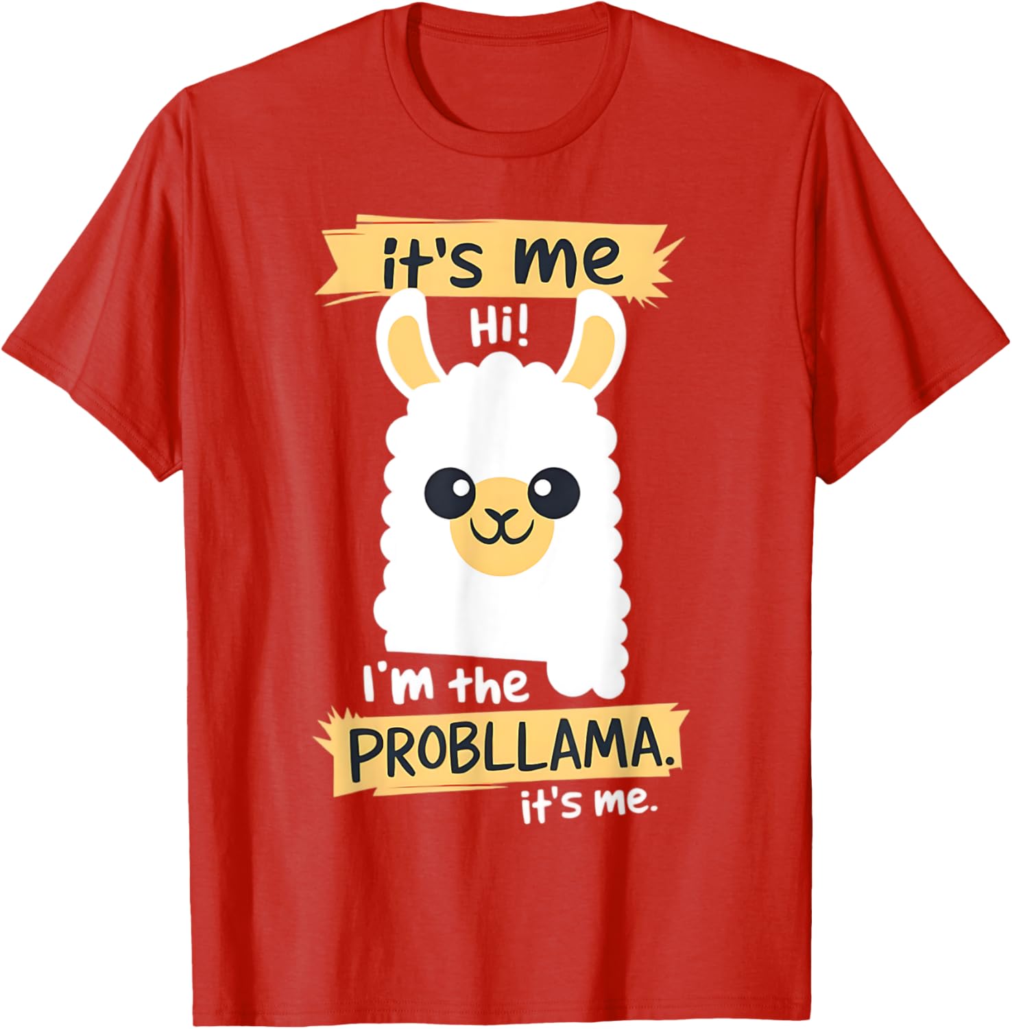 Funny Probllama Llama Pun T-Shirt for Animal Lovers and Humor Fans - 3