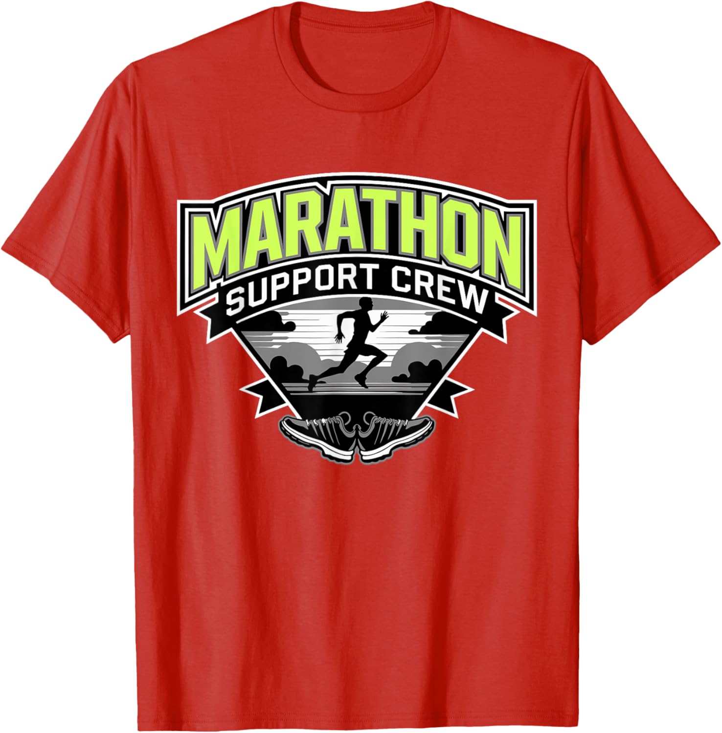 Funny Marathon Support Crew T-Shirt for Men and Women, Perfect Gift - 11
