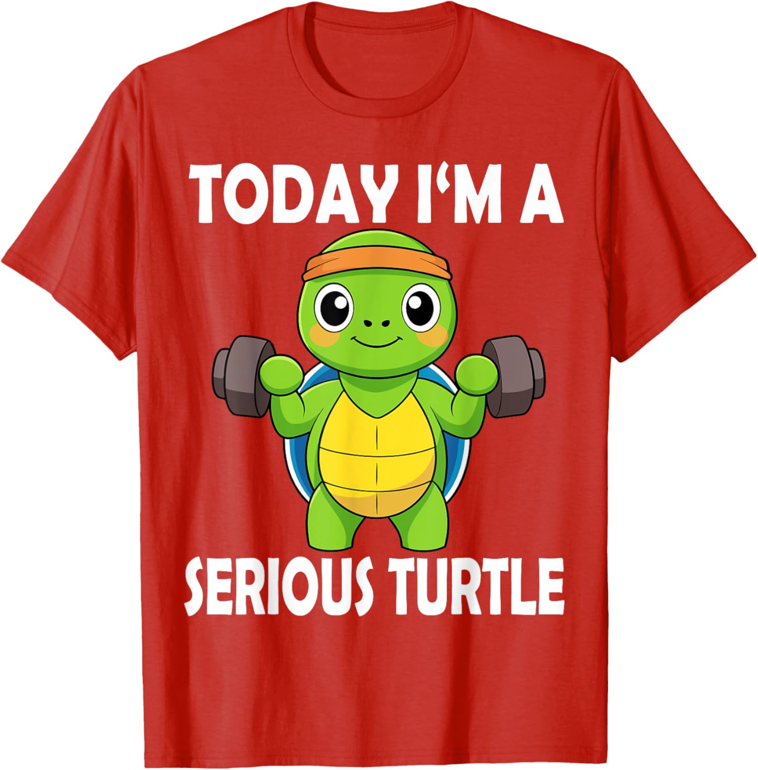 Serious Turtle Funny Fitness Gym T-Shirt for Weightlifting Enthusiasts - 23