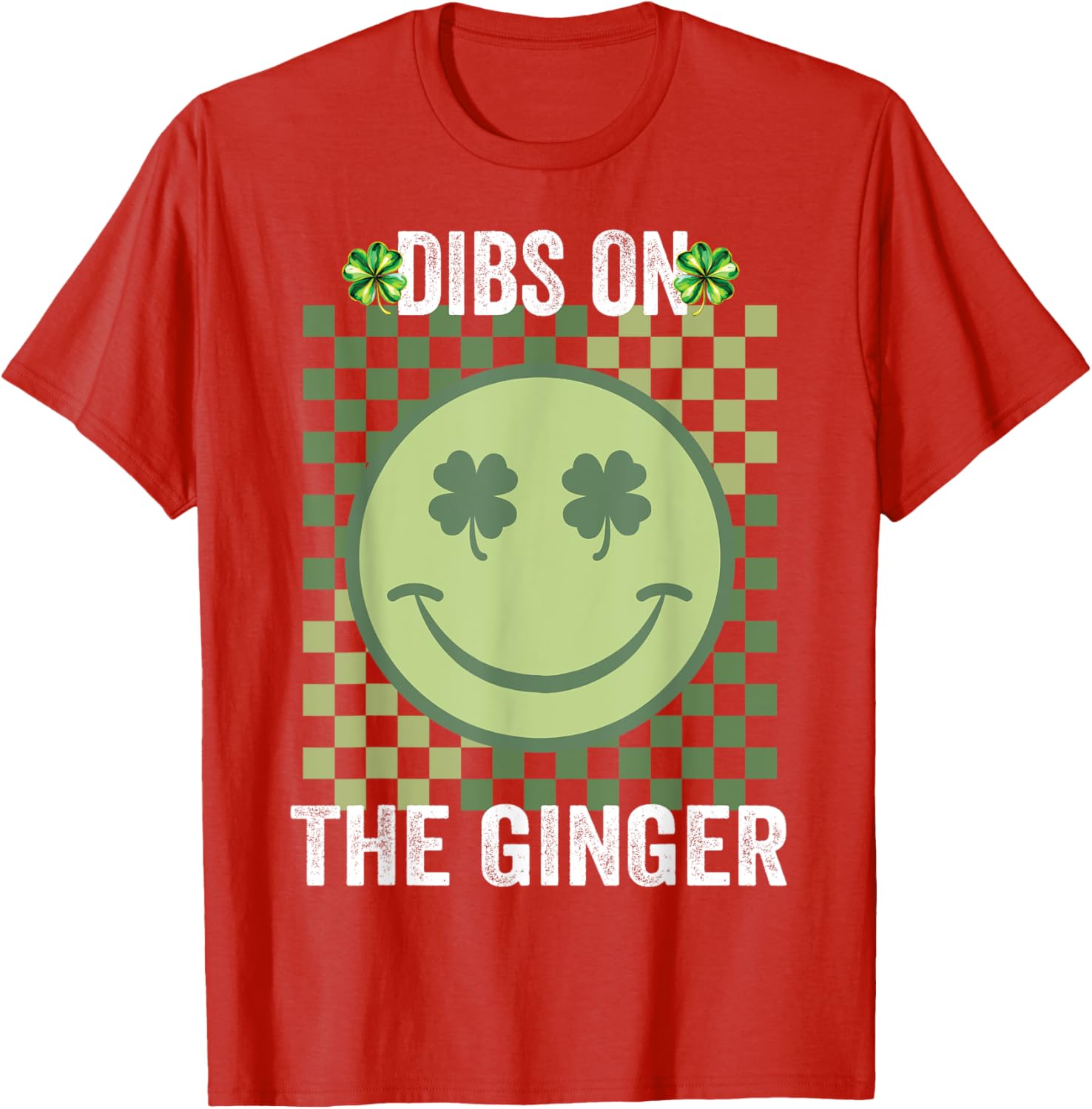 Dibs on the Ginger St Patrick's Shamrock T-Shirt for Women and Girls - 6