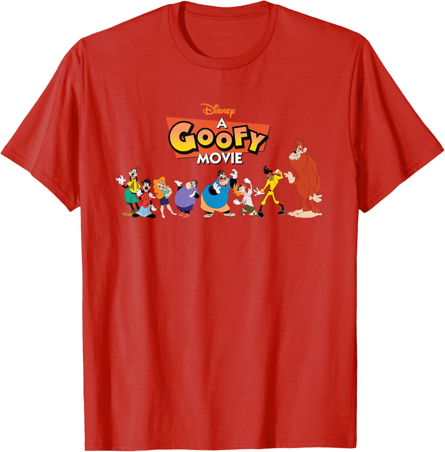 Disney A Goofy Movie 30th Anniversary Character Logo T-Shirt for Fans - 22