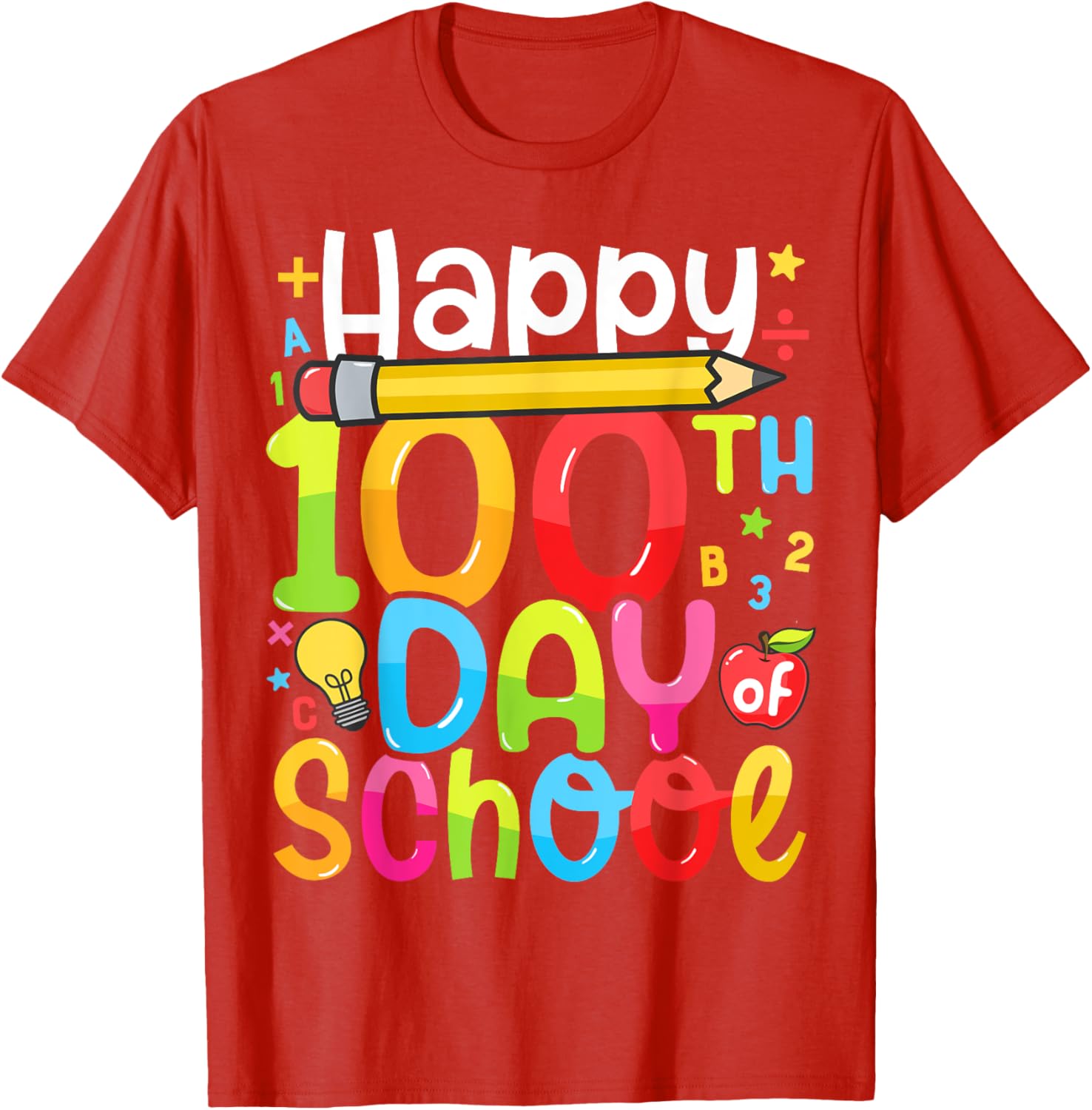 Happy 100th Day of School T-Shirt for Kids and Teachers – Fun Celebration Gear - 4