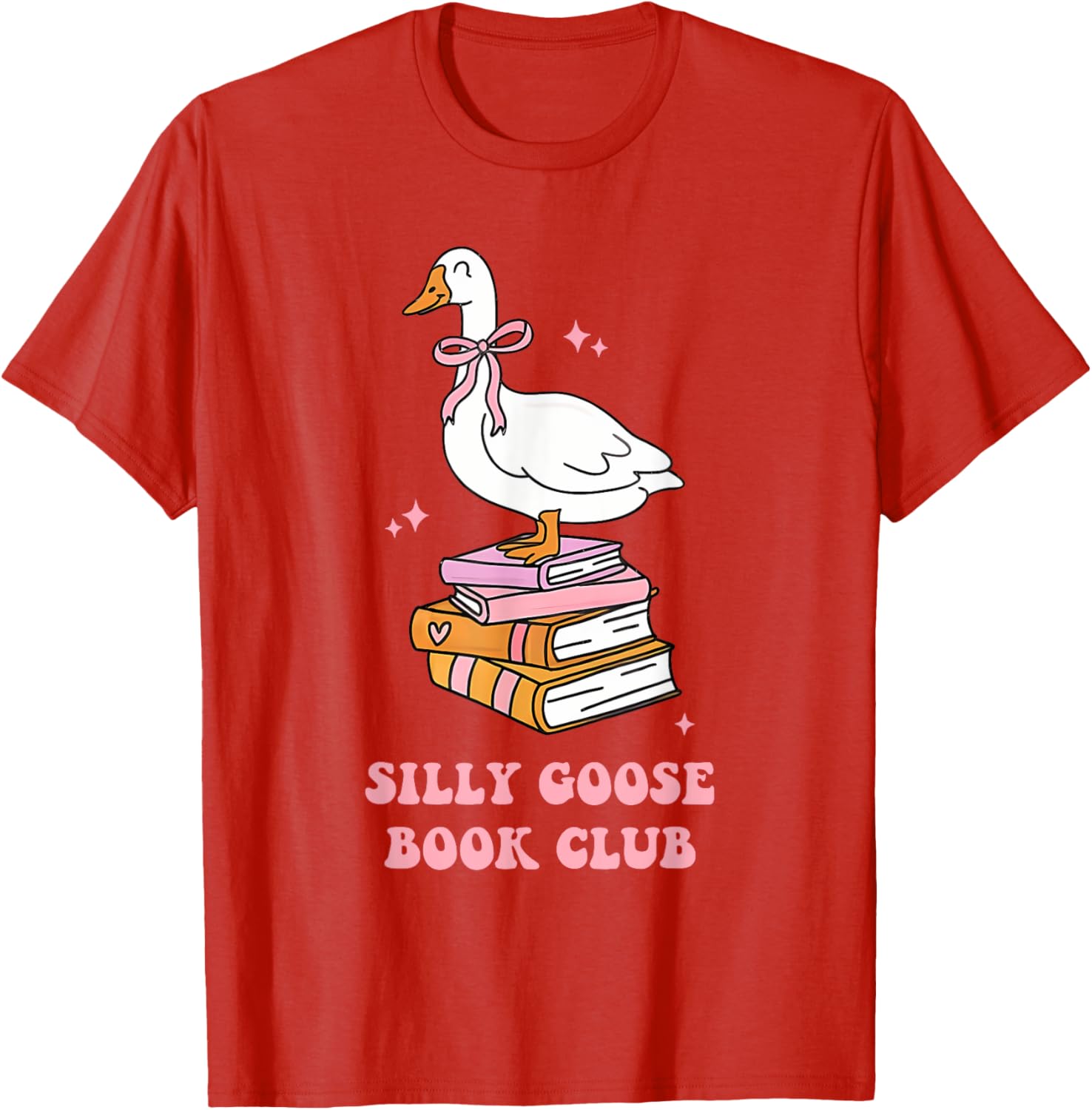 Silly Goose Book Club Funny T-Shirt for Book Lovers and Readers - 17