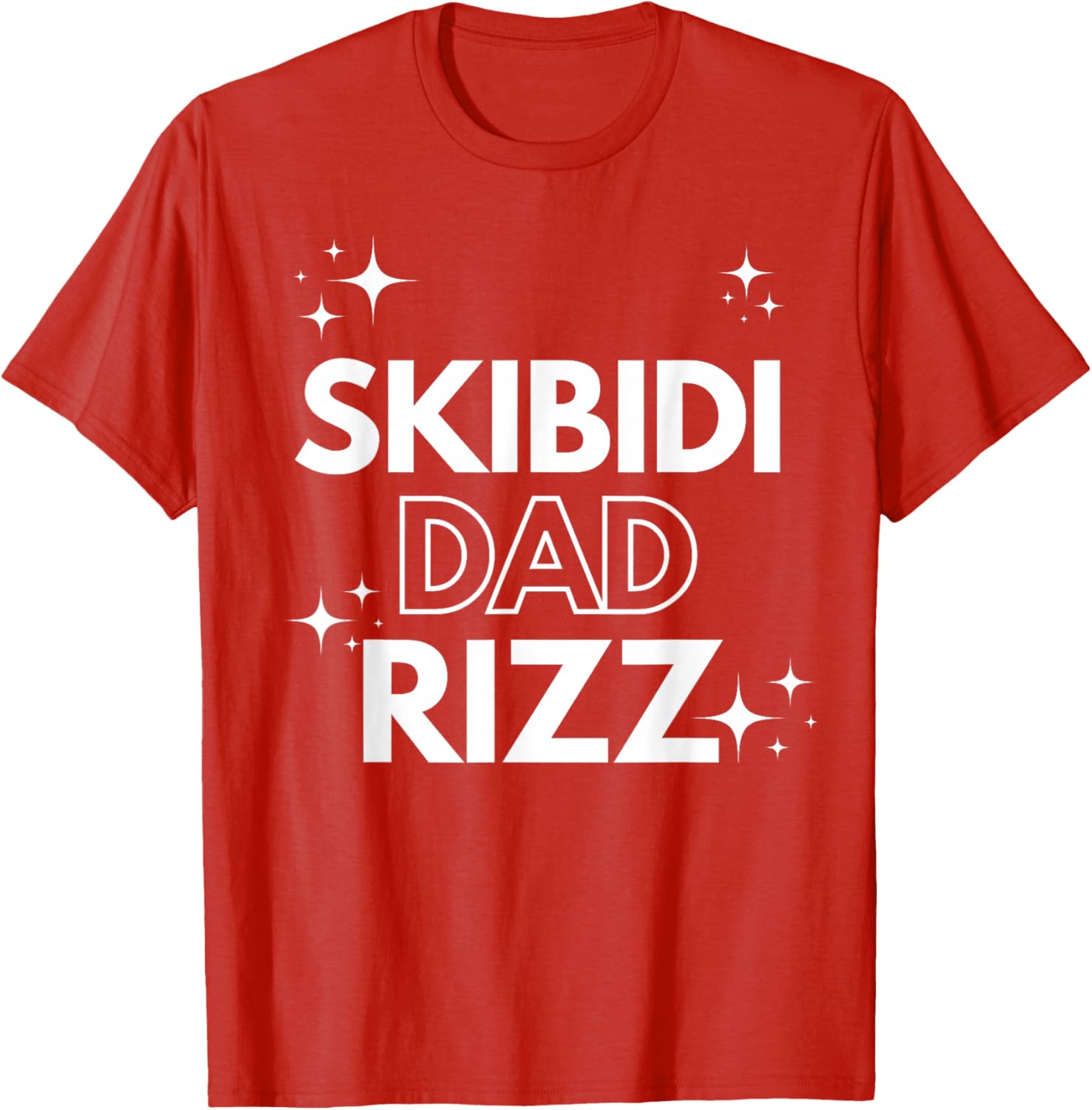 Funny Father's Day Skibidi Dad Rizz T-Shirt for Middle School Dads - 6