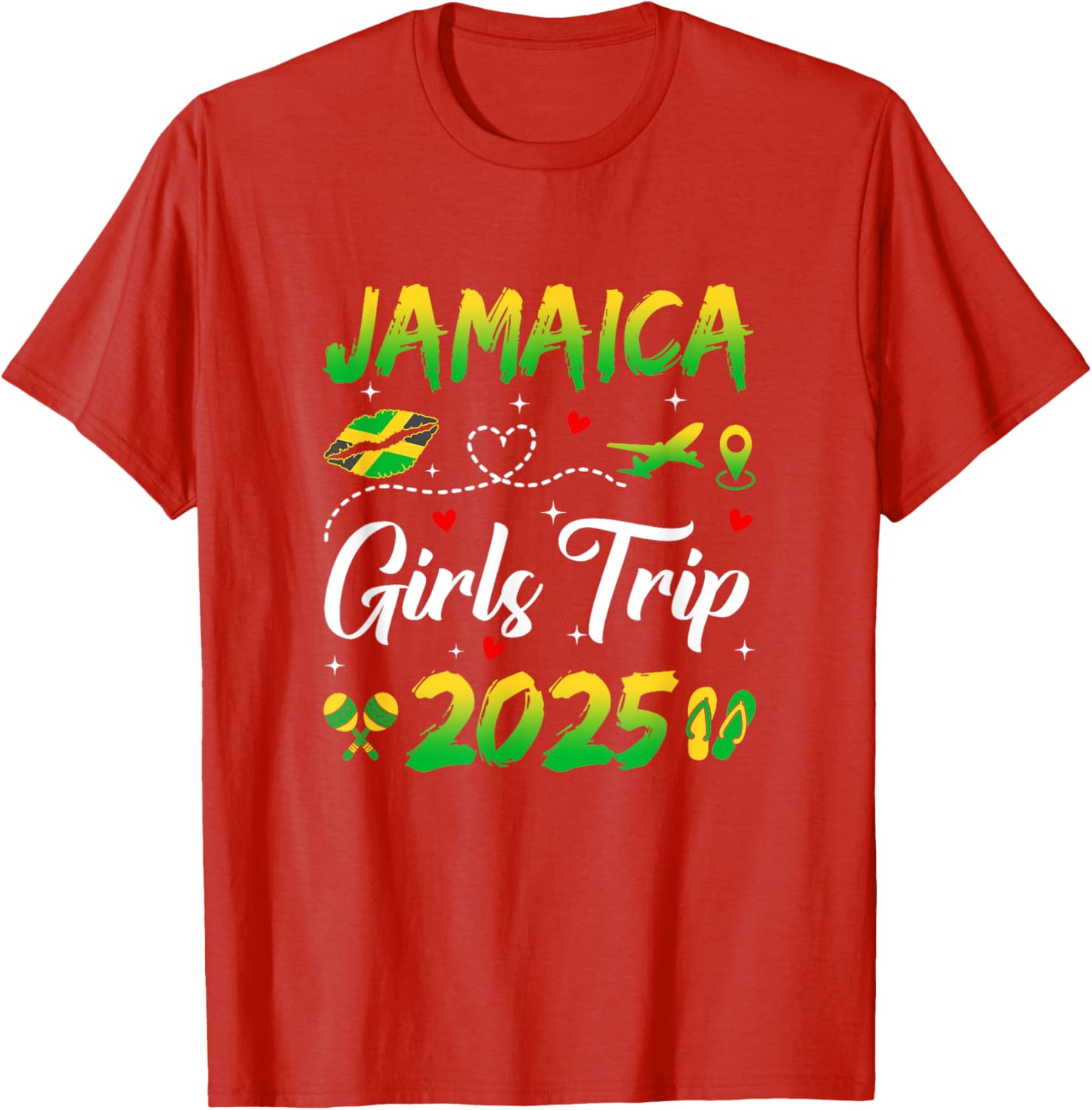 Jamaica Girls Trip 2025 Summer Matching T-Shirts for Fun Getaways - 23