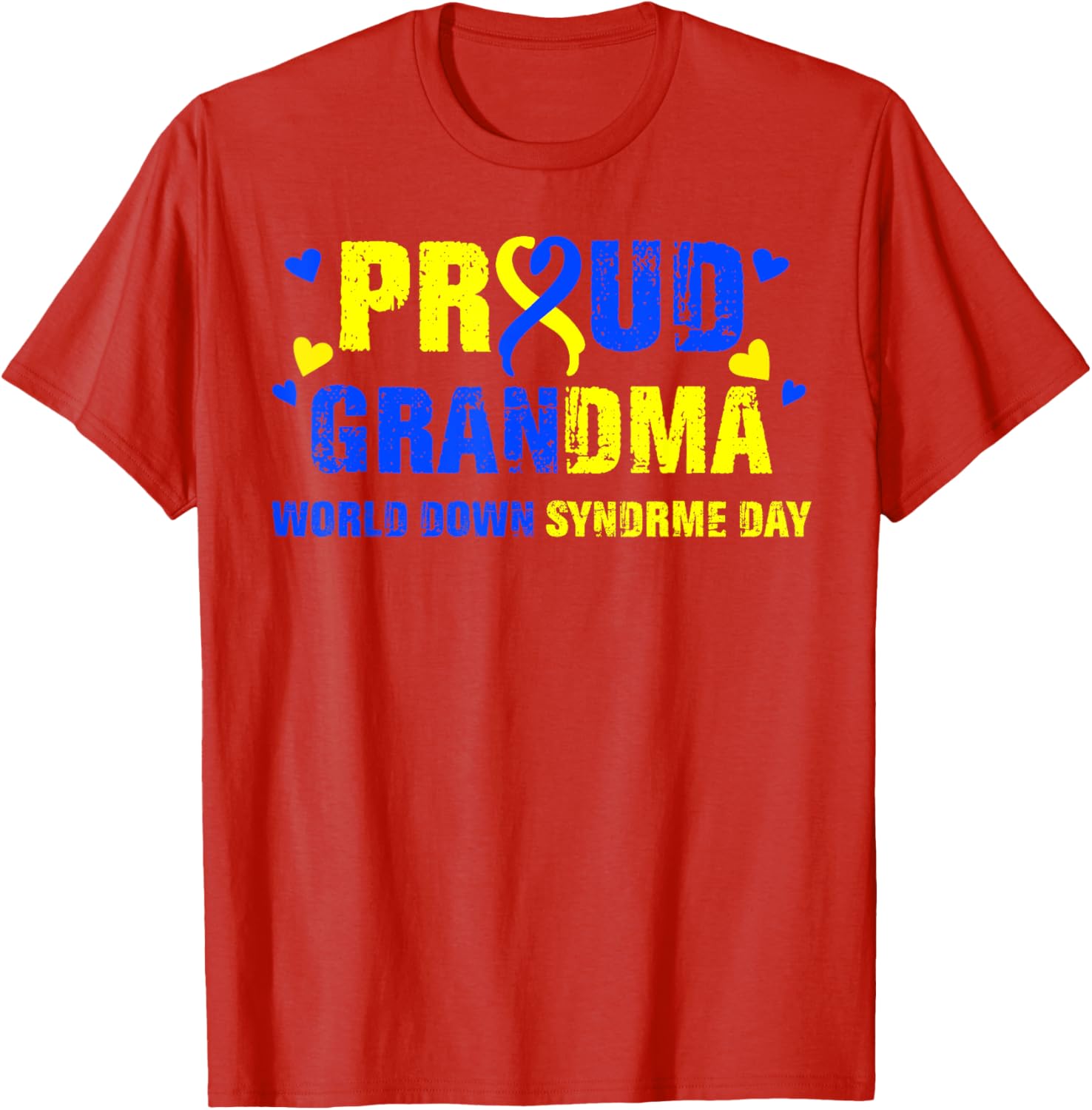 Down Syndrome Grandma Awareness T-Shirt for Proud Family Members - 1