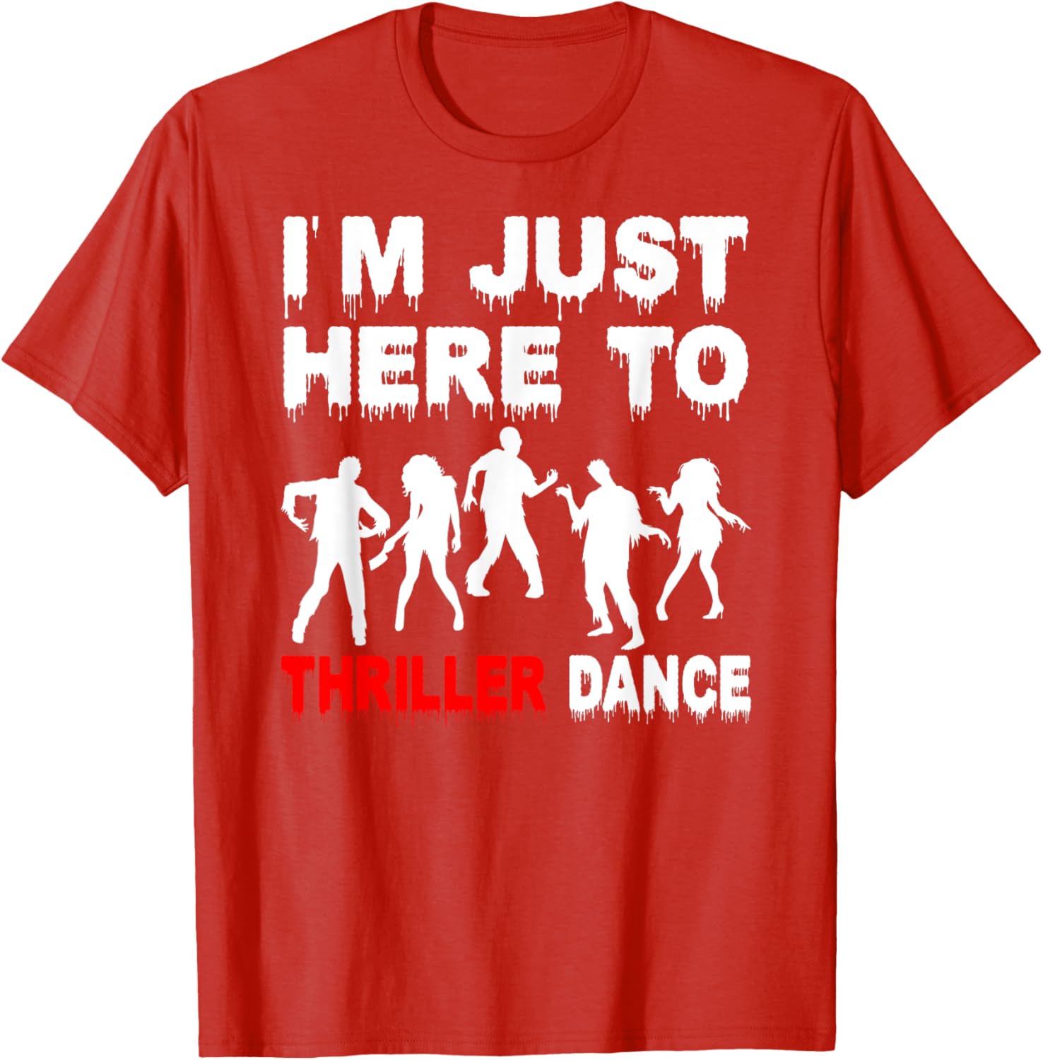 Funny Zombie Thriller Dance T-Shirt for Halloween Fun and Festivities - 17