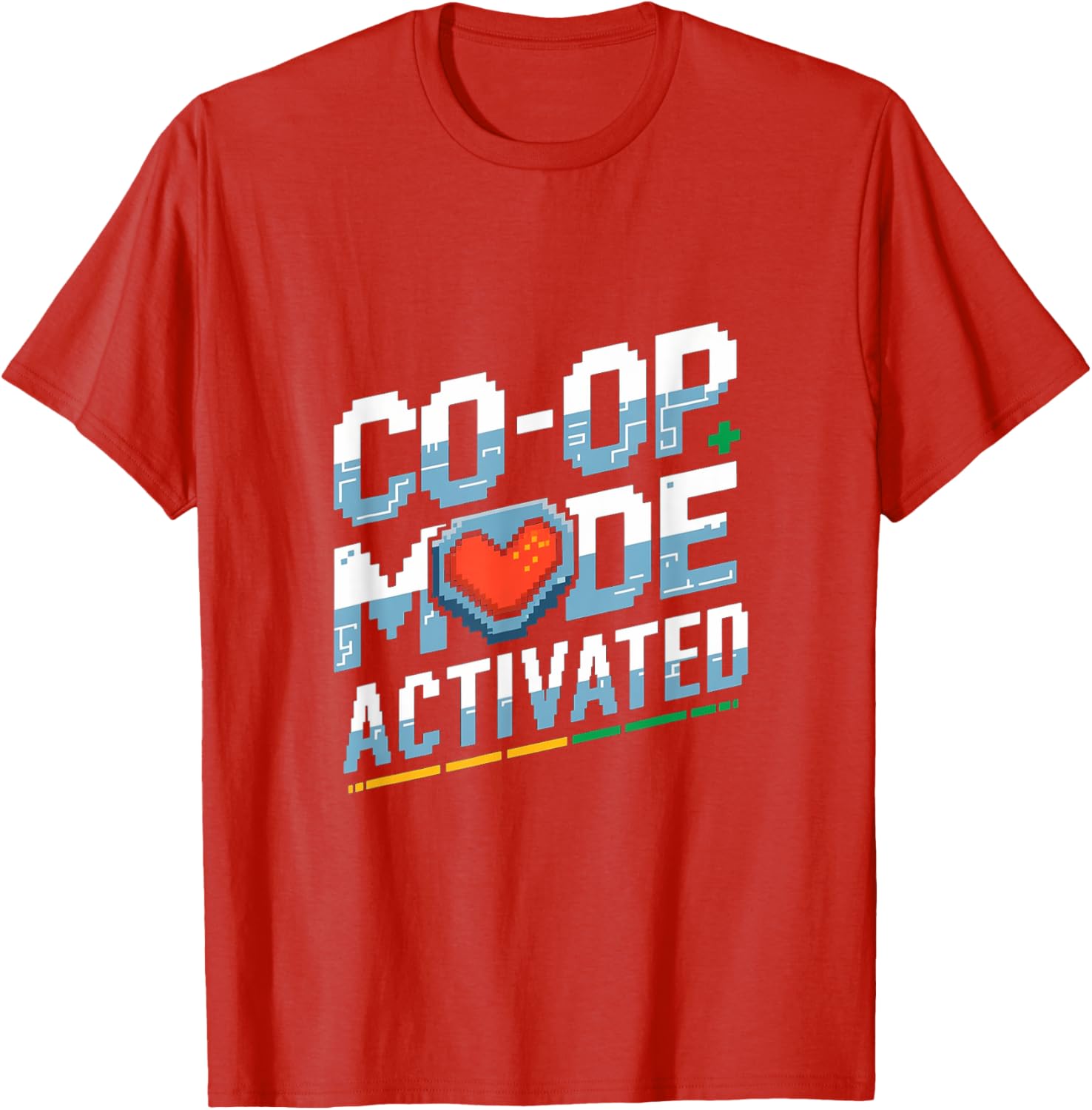 Matching Gamer Couple Retro Co-Op Mode T-Shirt for Fun Gaming Sessions - 16