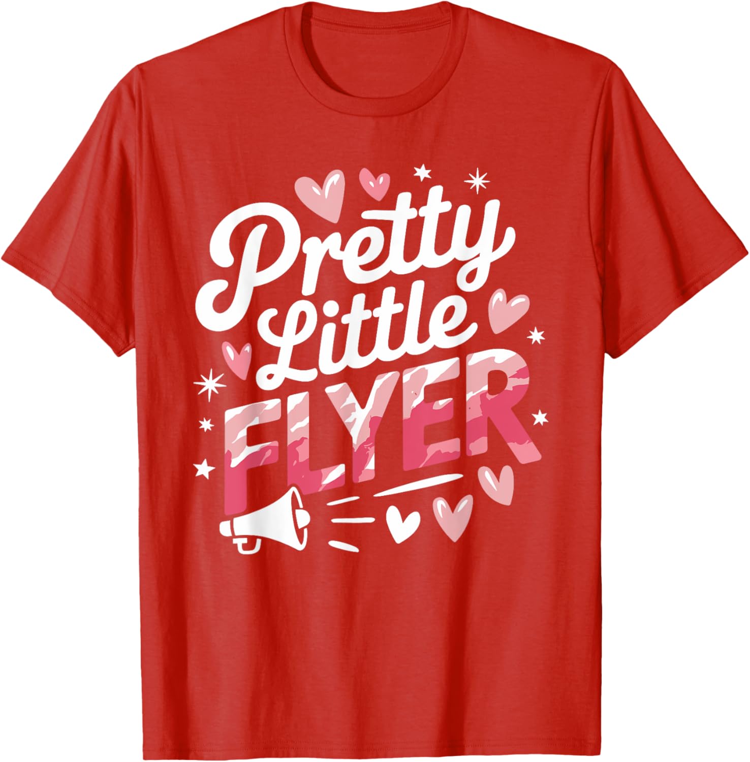 Pretty Little Flyer Cheerleader T-Shirt for Fans and Cheerleading Enthusiasts - 2