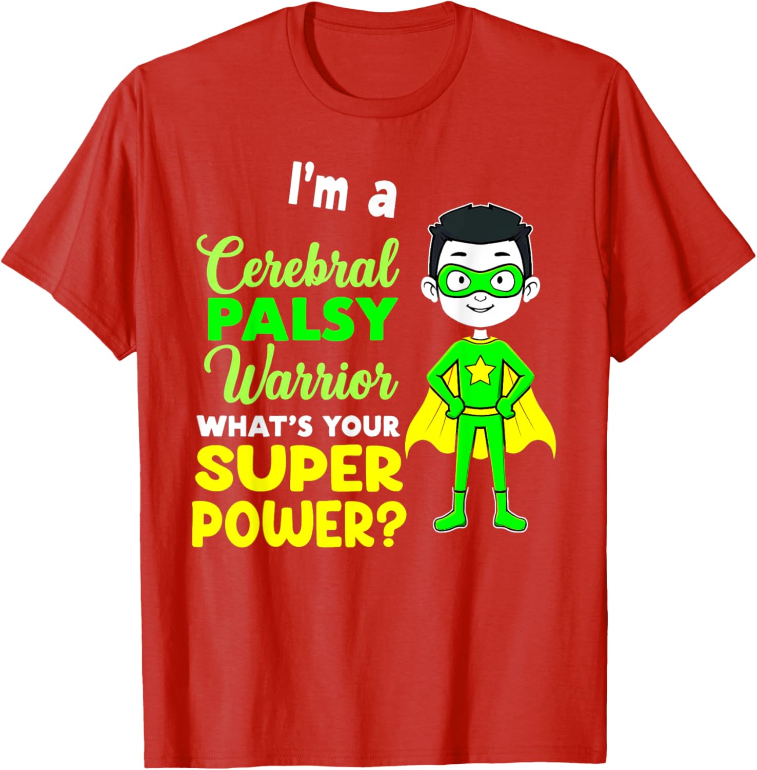 Kids Cerebral Palsy Warrior T-Shirt for Awareness and Support - 6