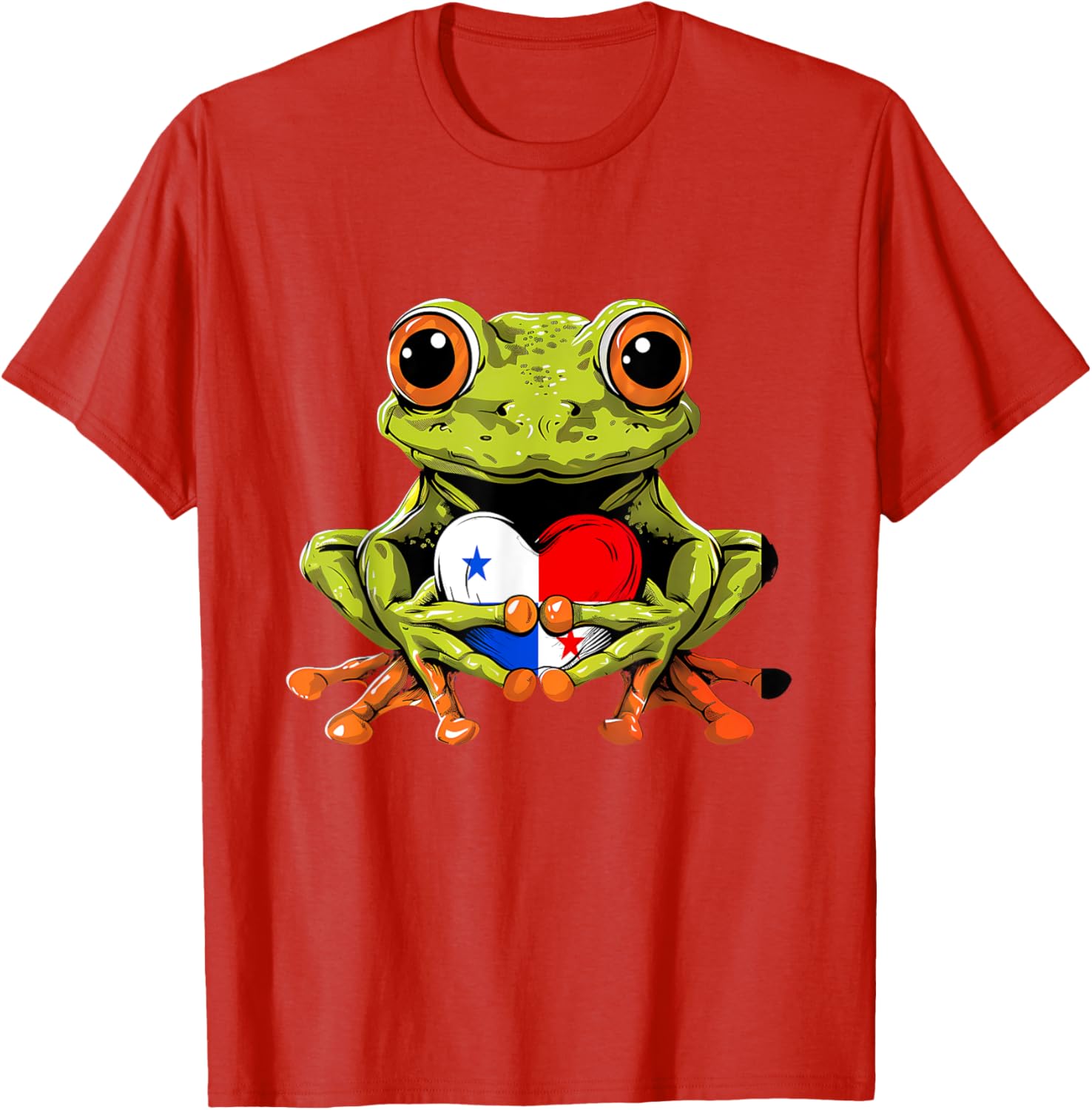Panama Toad Frog Heart T-Shirt Celebrating Panamanian Roots and Pride - 21