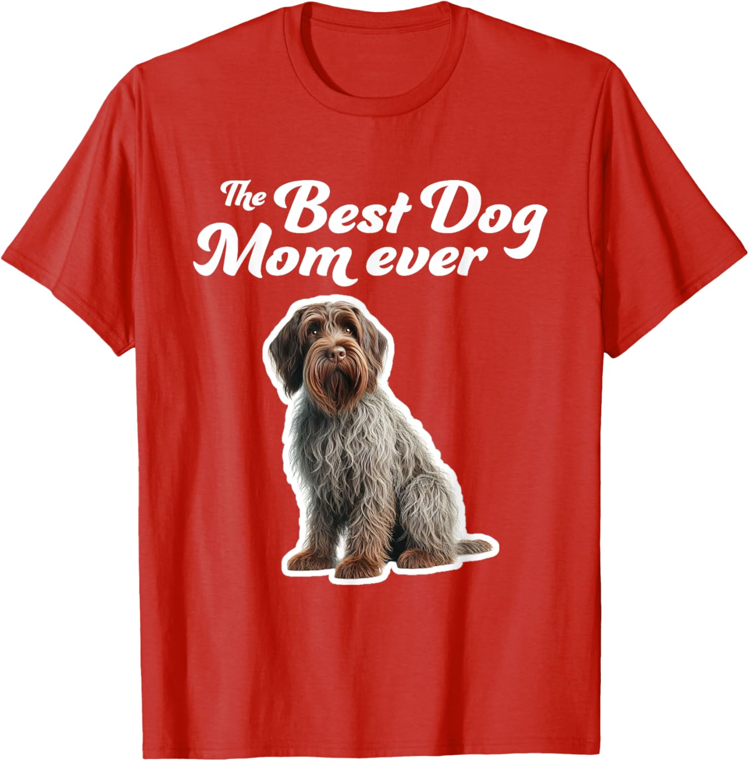 Best Dog Mom Ever T-Shirt for Wirehaired Pointing Griffon Lovers - 4