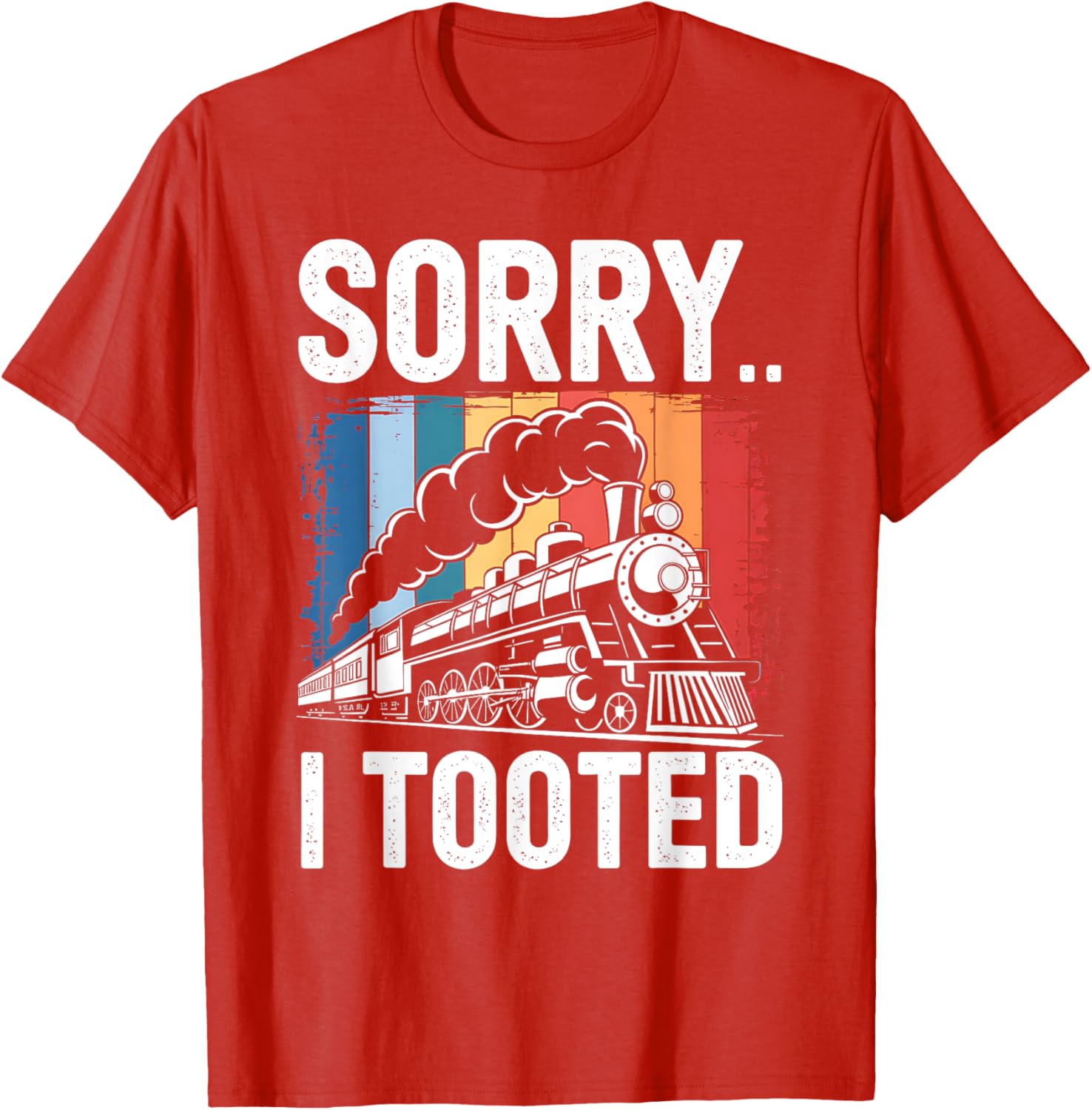 Funny Train Sorry I Tooted T-Shirt for Kids - Perfect Railroad Gift - 7