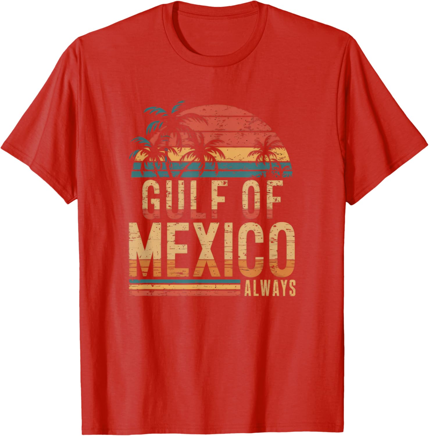 Retro Vintage Gulf of Mexico T-Shirt for Casual Comfort and Style - 16