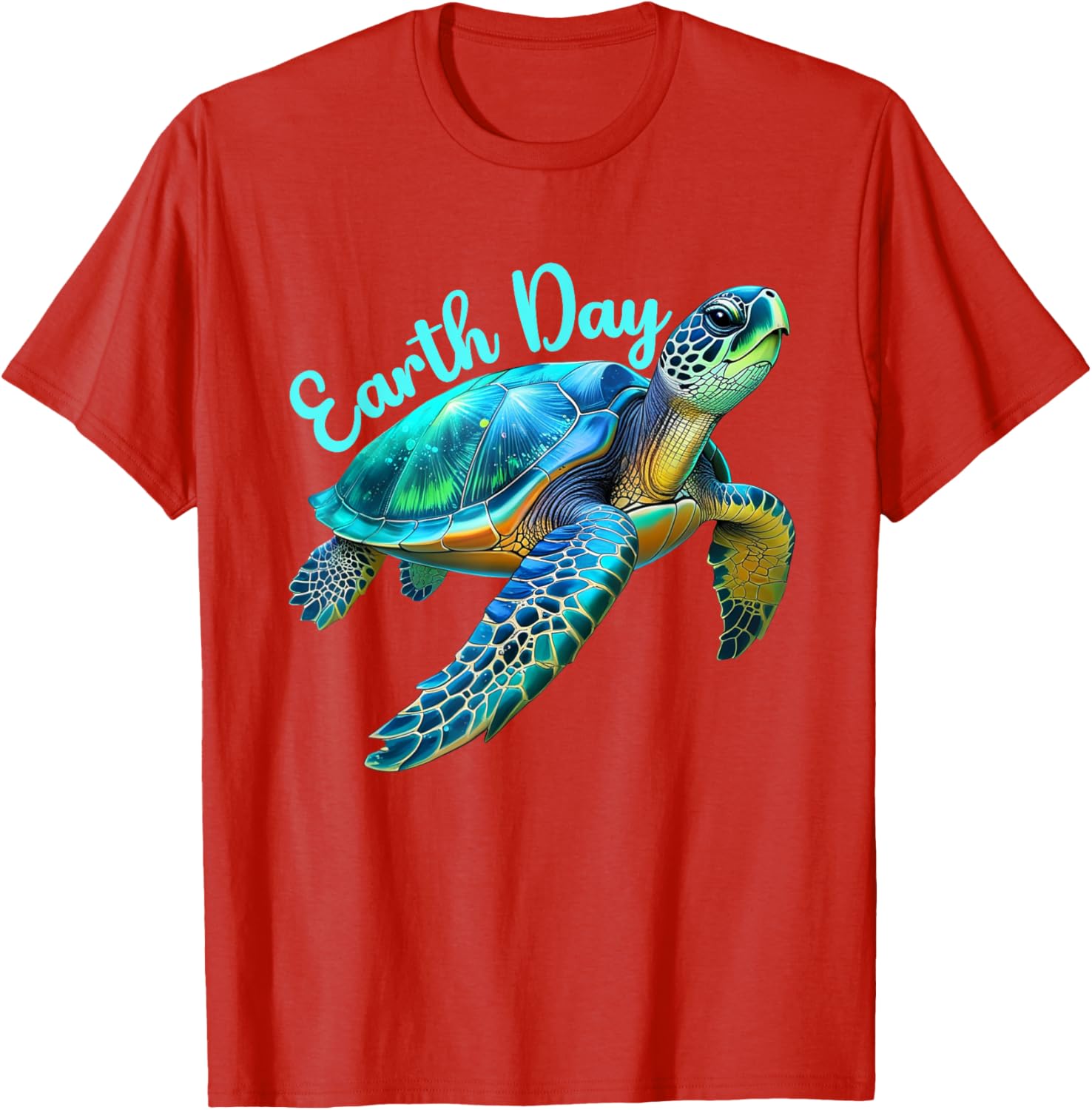 Sea Turtle Earth Day T-Shirt for Men and Women - Save the Planet! - 14