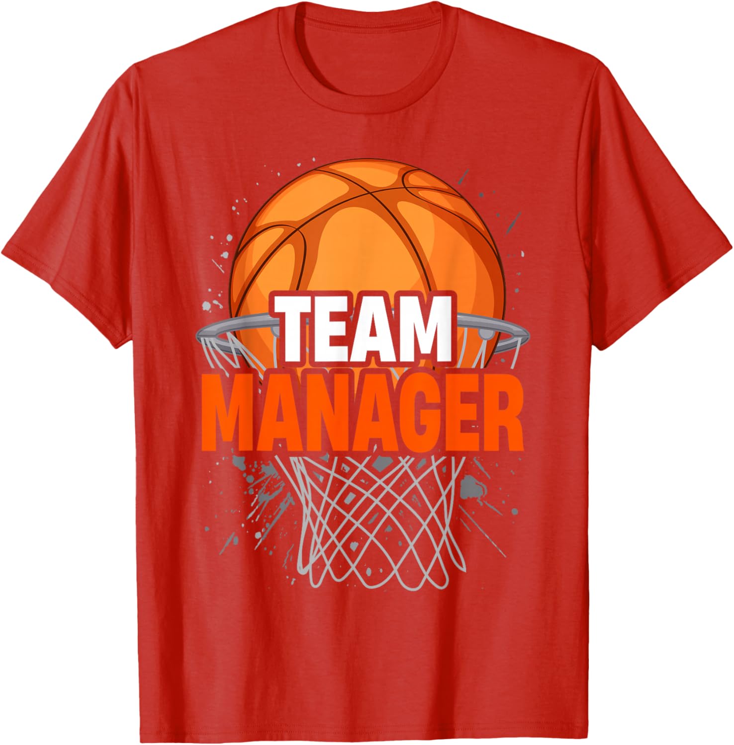 Basketball Team Manager T-Shirt for Sports Game Lovers and Fans - 1