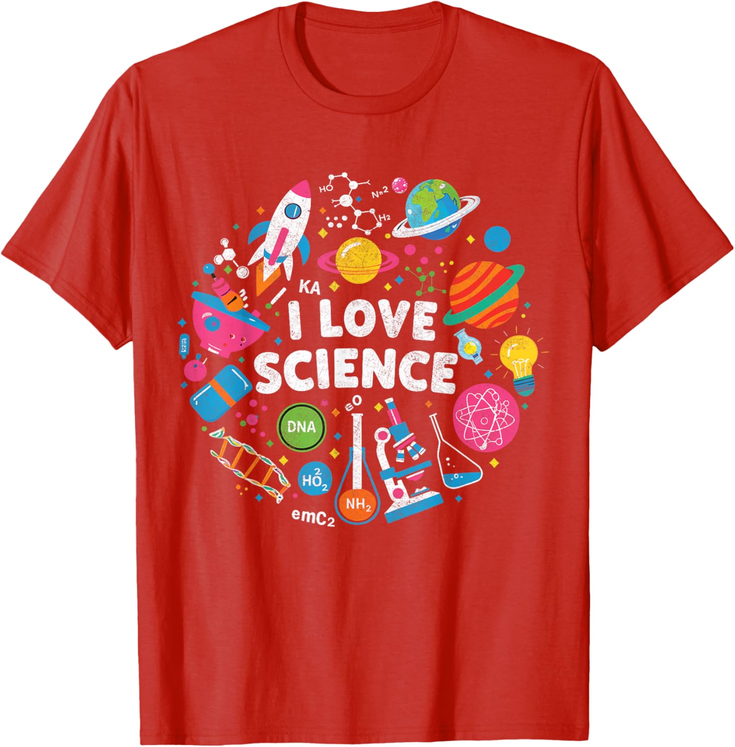 I Love Science T-Shirt for Kids - Perfect Gift for Young Science Lovers - 16