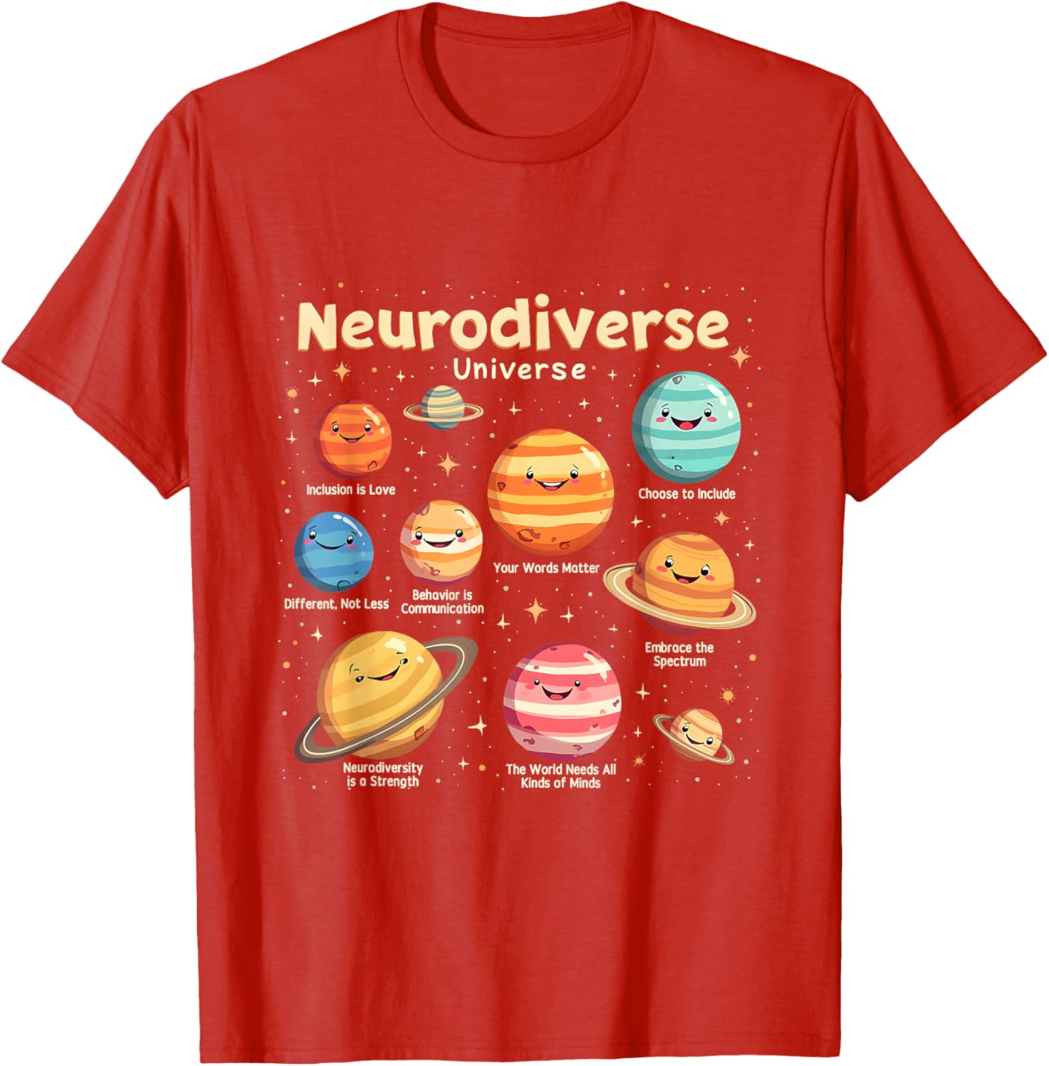 Neurodiverse Universe Autism Awareness T-Shirt - Celebrate Diversity in Style - 1