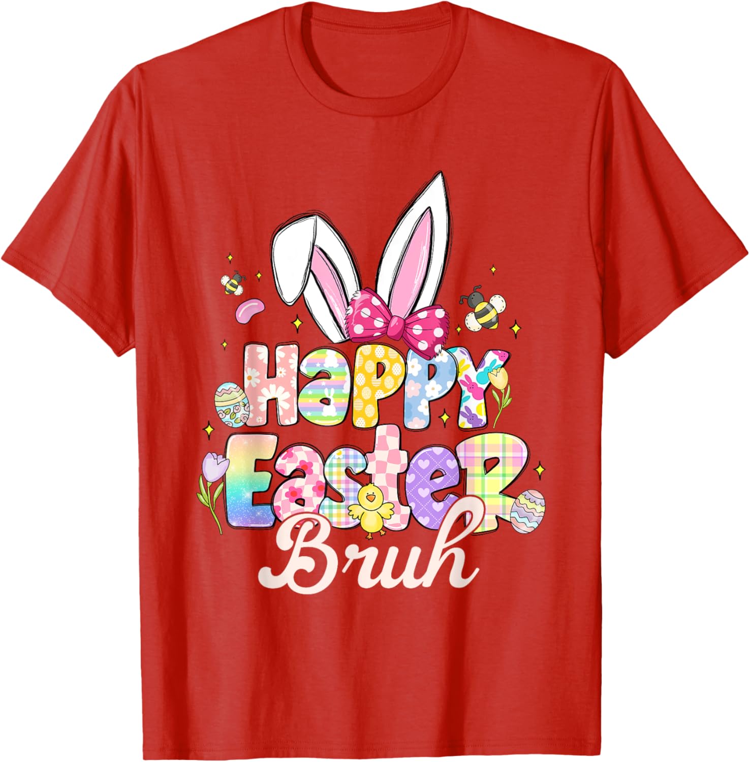 Funny Easter Bruh Meme T-Shirt for Bro Happy Spring Celebrations - 22
