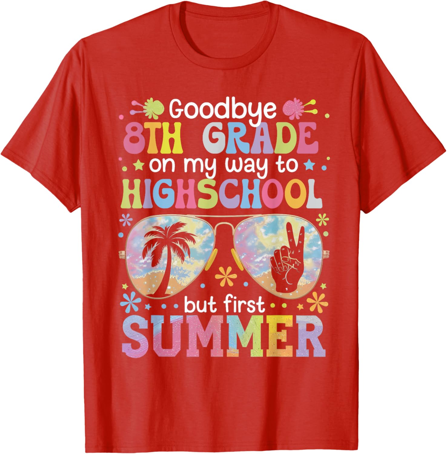 Goodbye 8th Grade T-Shirt for Last Day of School Celebrations - 13
