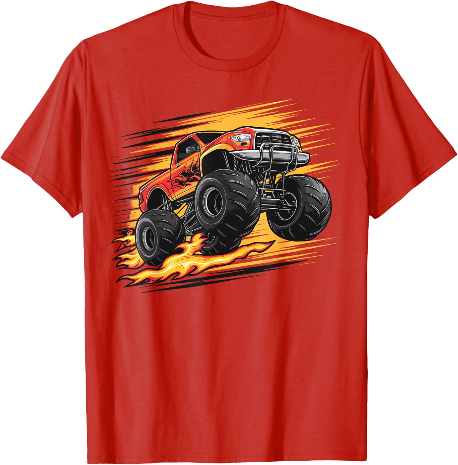 Monster Truck T-Shirt for Toddlers Kids and Adults Fun Casual Wear - 2