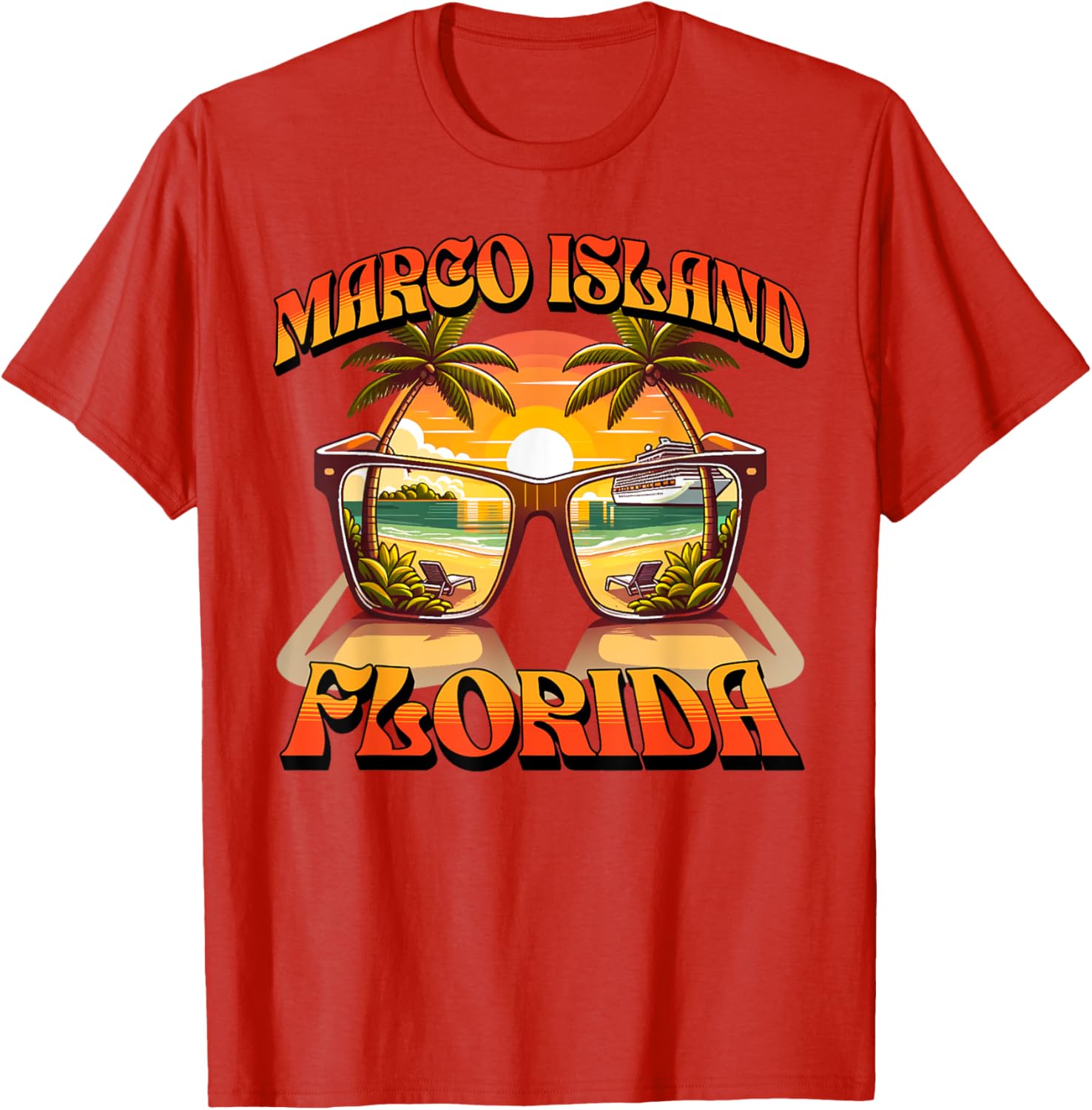 Marco Island T-Shirt for Casual Wear - Unique Island Style Apparel - 16