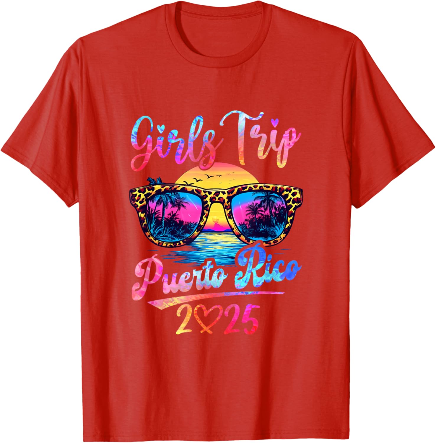 Girls Trip Puerto Rico 2025 Matching T-Shirt for Summer Vacation Fun - 19