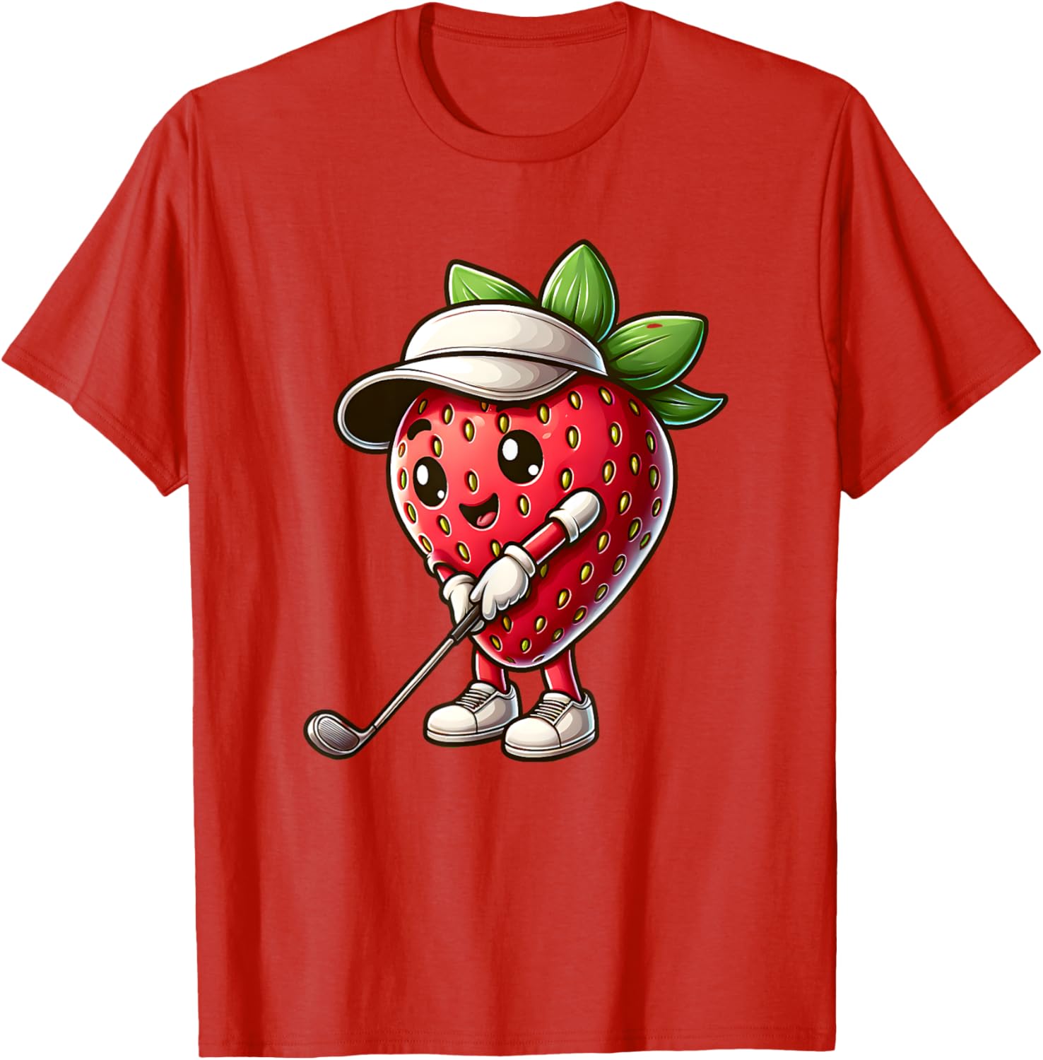 Funny Strawberry Golf Buddy T-Shirt for Golf Lovers and Friends - 27