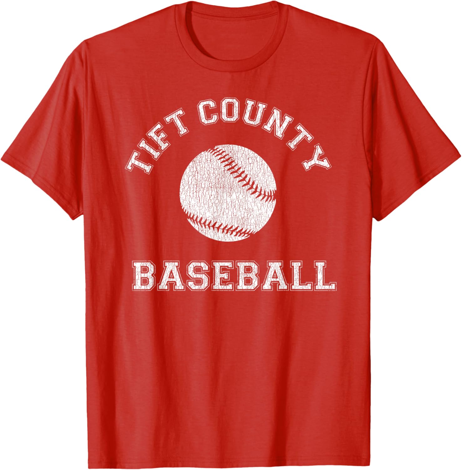 Tift County Baseball Distressed Retro Classic T-Shirt for Fans - 17