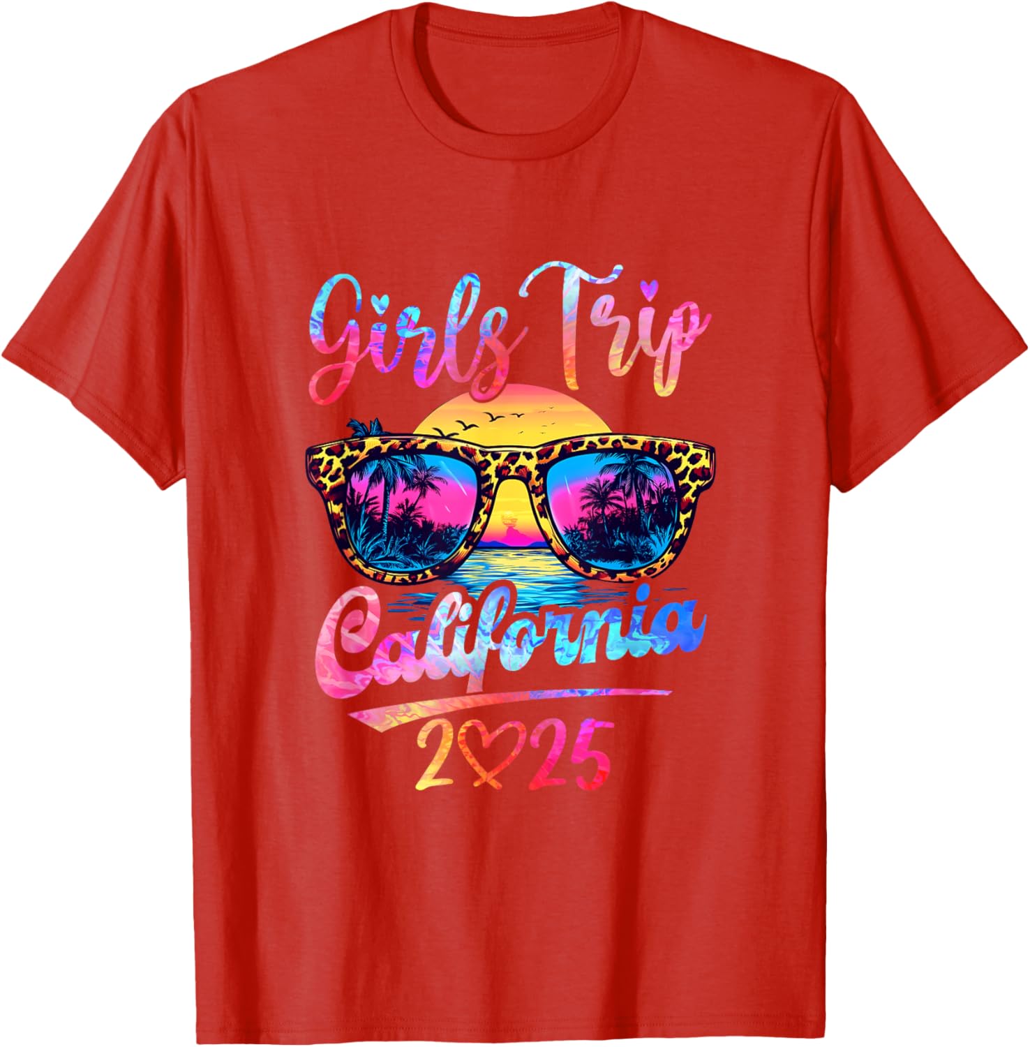 Girls Trip California 2025 Matching Summer Vacation T-Shirt for Women - 6