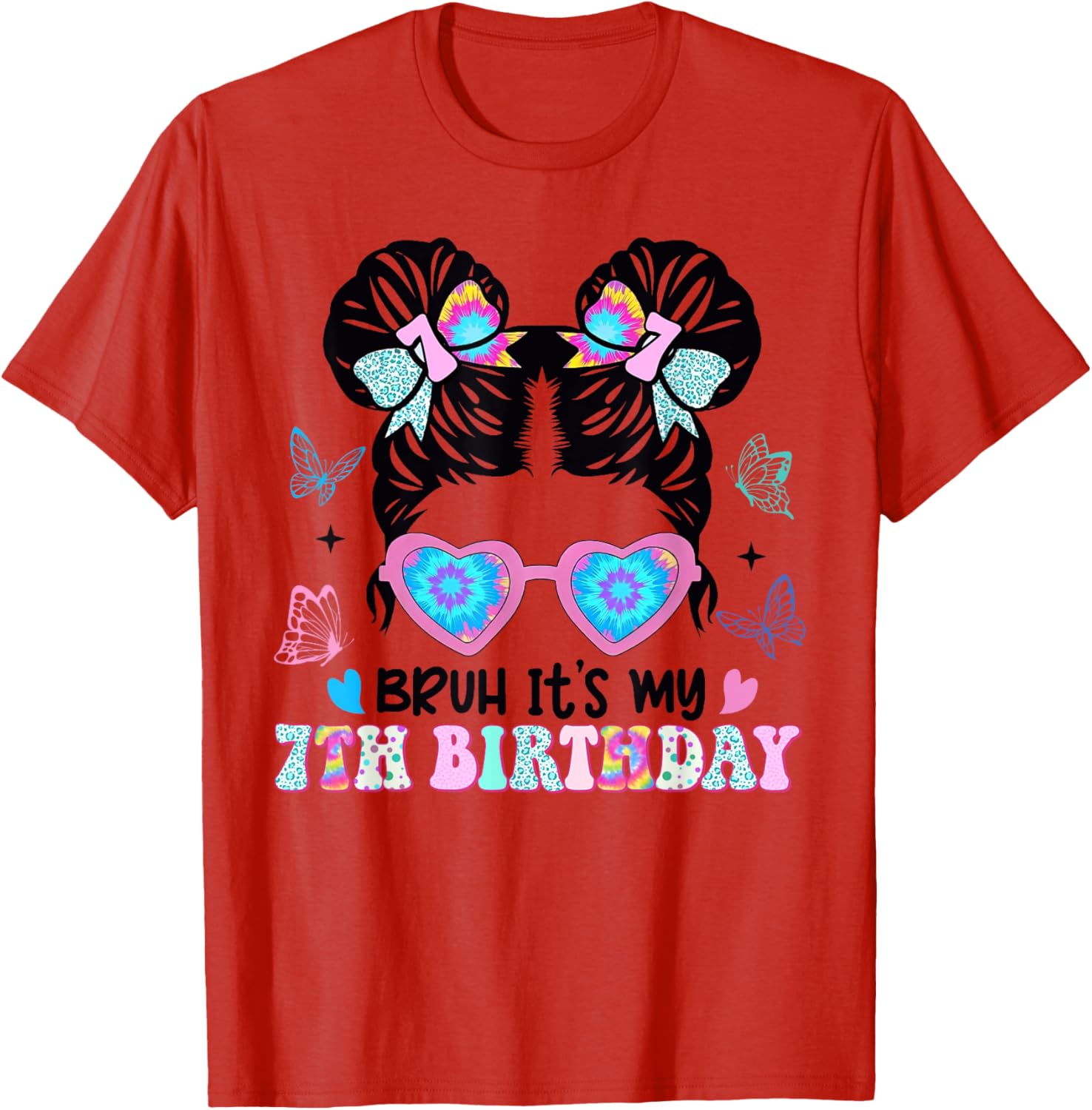 Retro 7th Birthday Girl T-Shirt for Fun Celebrations and Style - 7