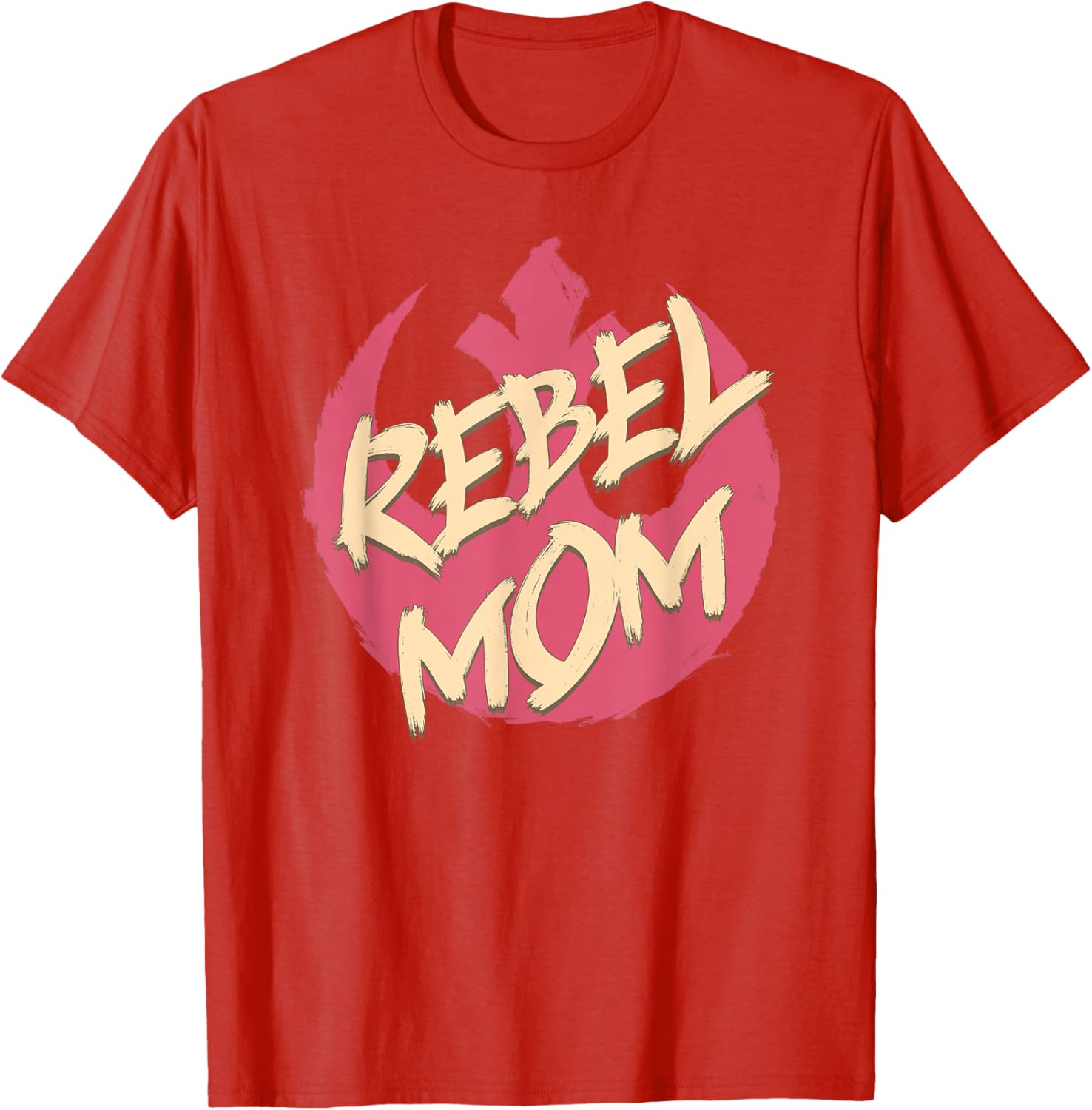 Star Wars Mother's Day Rebel Mom Distressed Logo T-Shirt for Her - 7