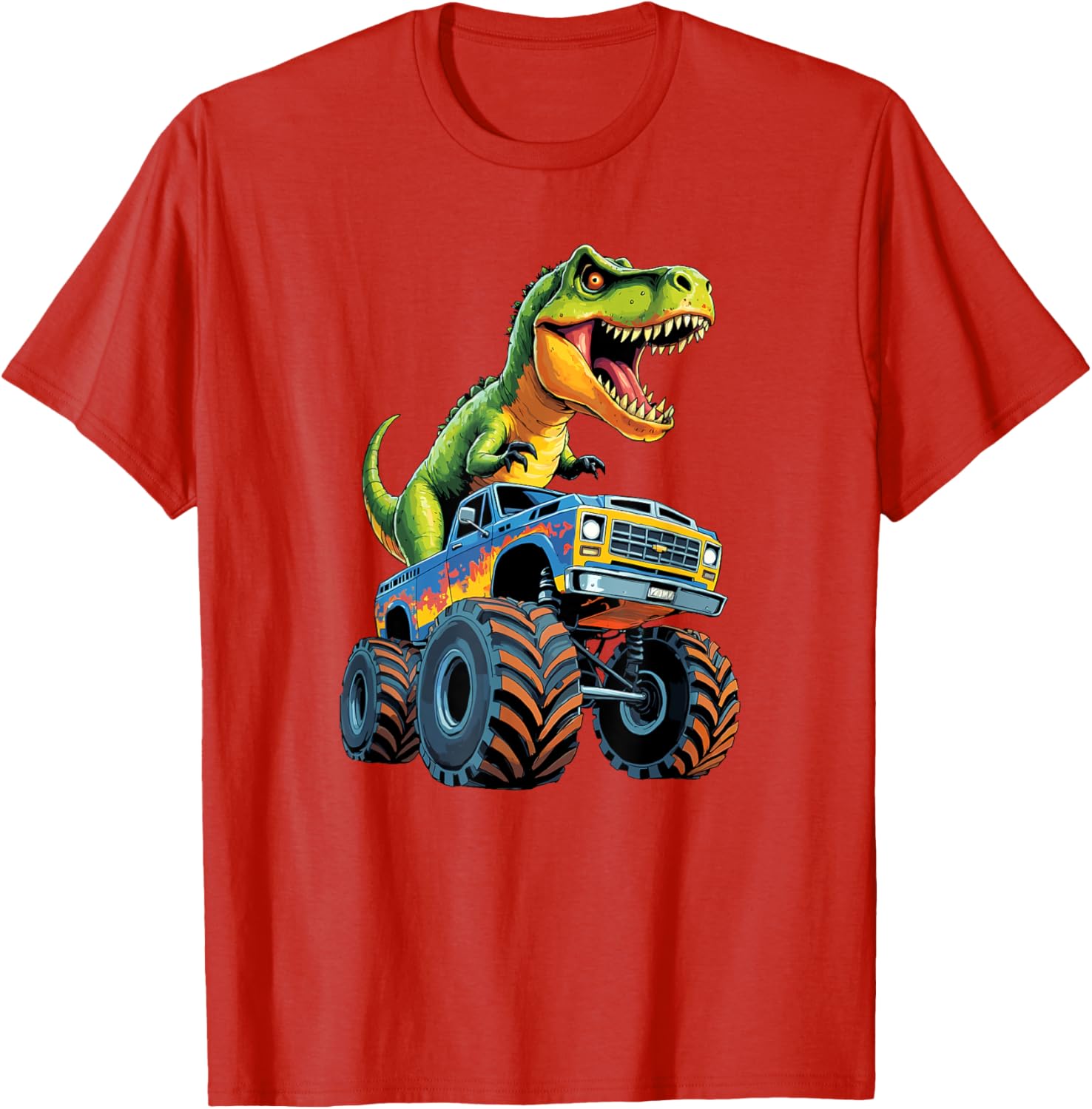 Monster Truck Dinosaur Birthday Party T-Shirt for Boys - Fun & Exciting! - 13