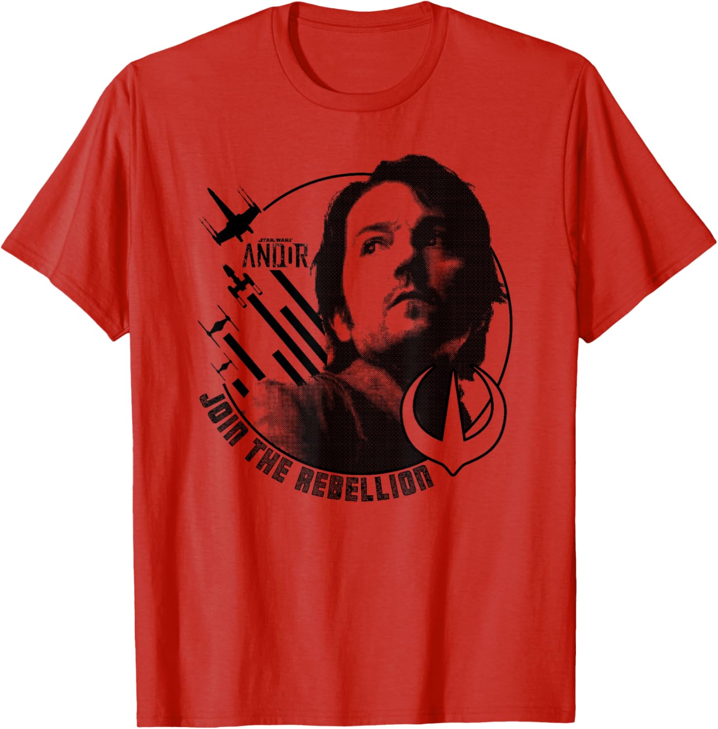 Star Wars Andor Cassian Andor Join The Rebellion Portrait T-Shirt - 5