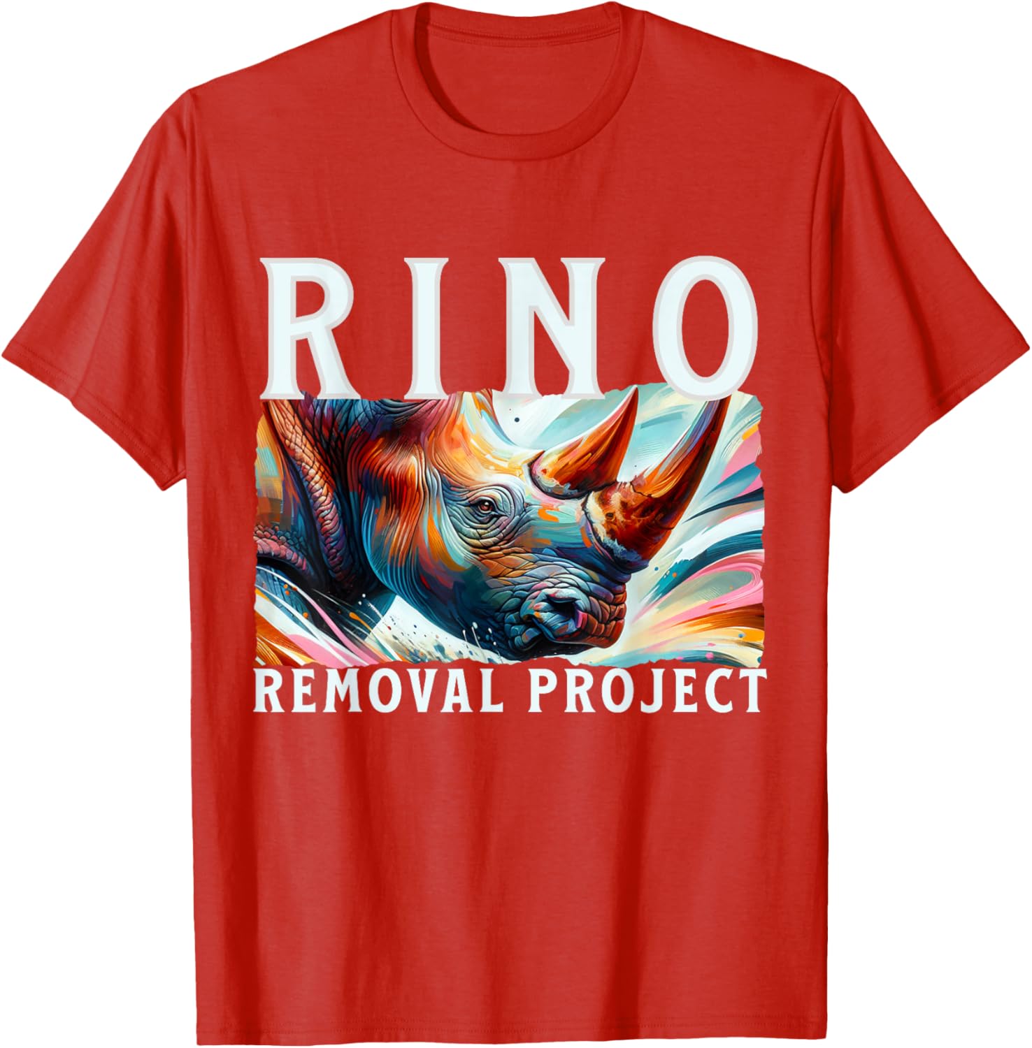 RINO Removal Project Satire T-Shirt for Republican Politics Enthusiasts - 3
