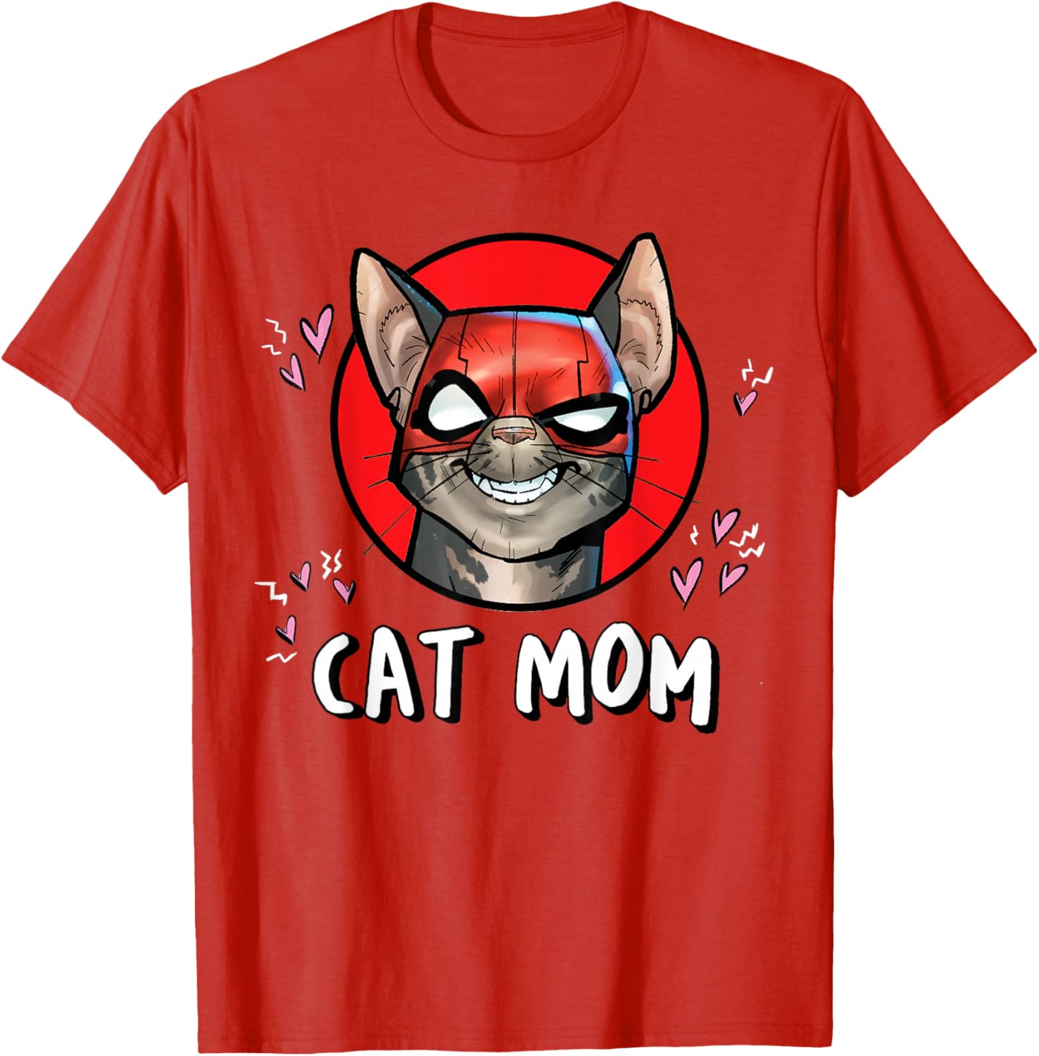 Funny Deadpool Catpool T-Shirt for Cat Moms - Marvel Super Heroes Pet Apparel - 26