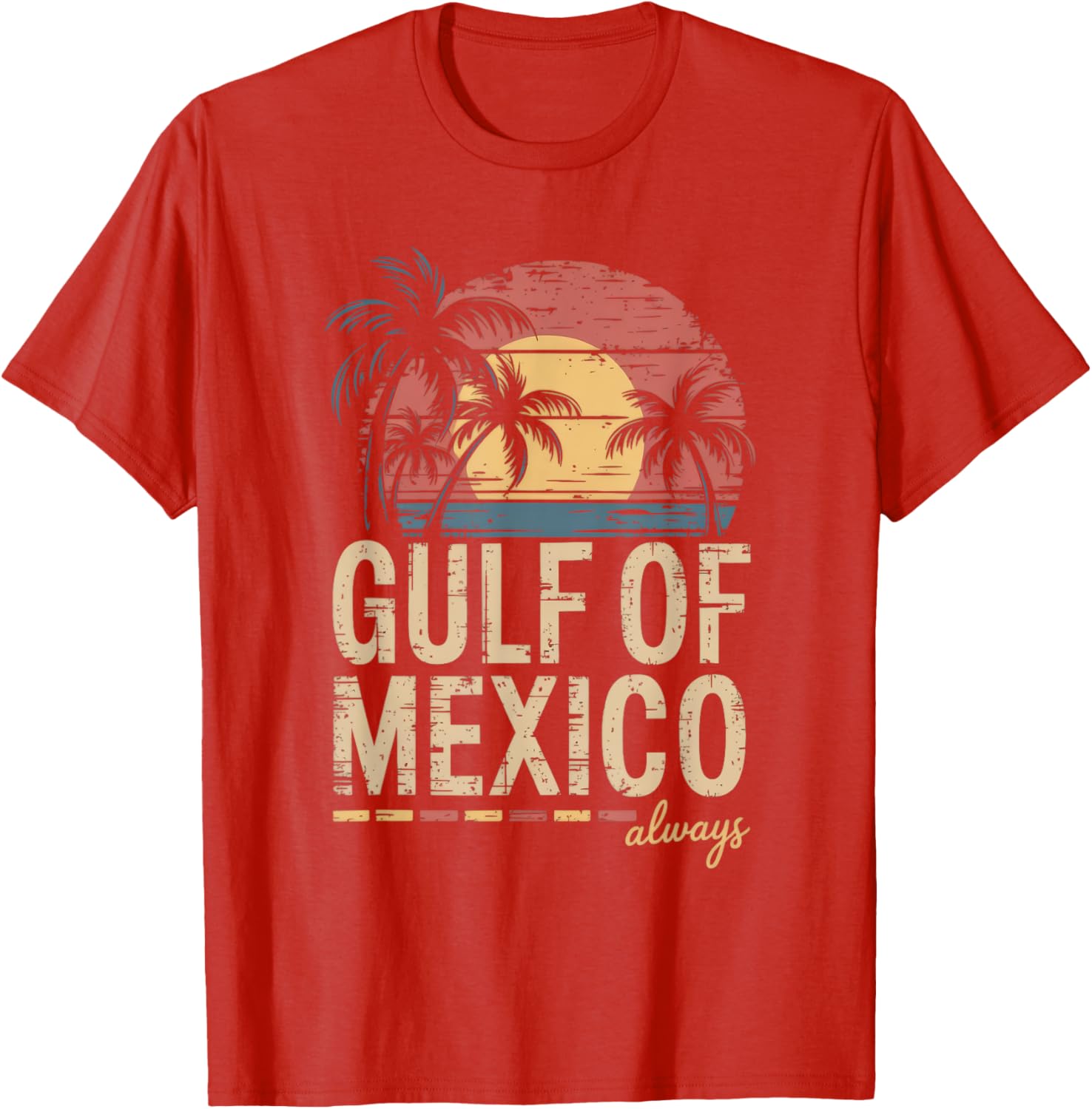 Retro Gulf of Mexico T-Shirt Vintage Style for Beach Lovers and Travelers - 14