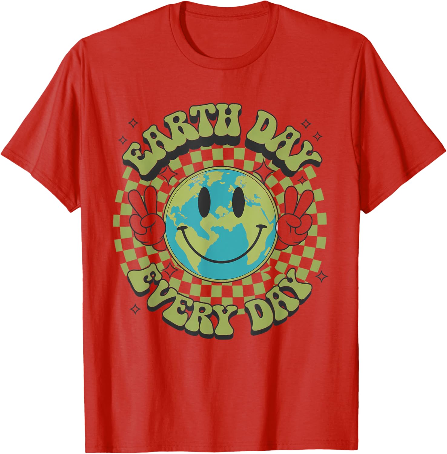 Funny Earth Day Everyday Hippie Planet T-Shirt for Men and Women - 12
