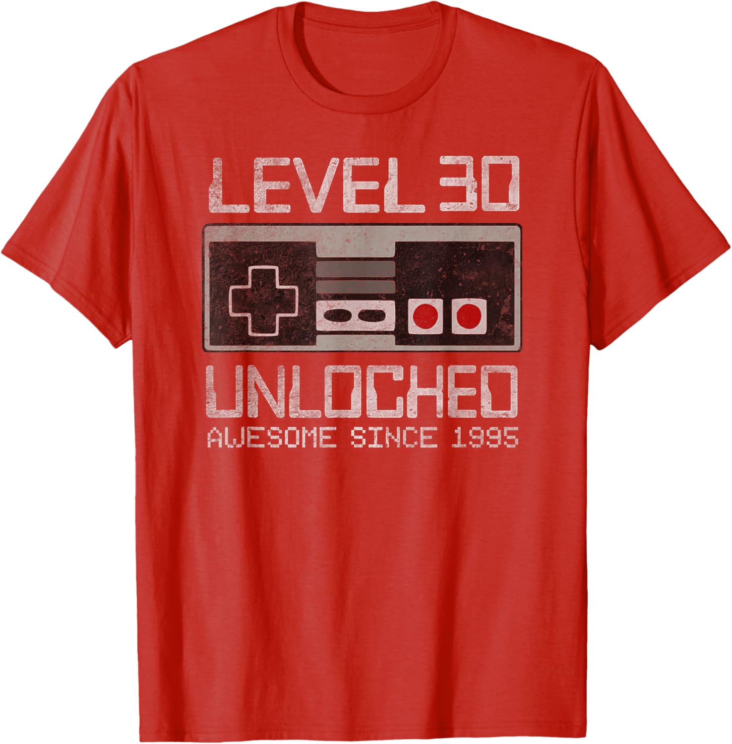 Level 30 Unlocked 30th Birthday Gamer T-Shirt for Men - Fun Gift Idea - 1