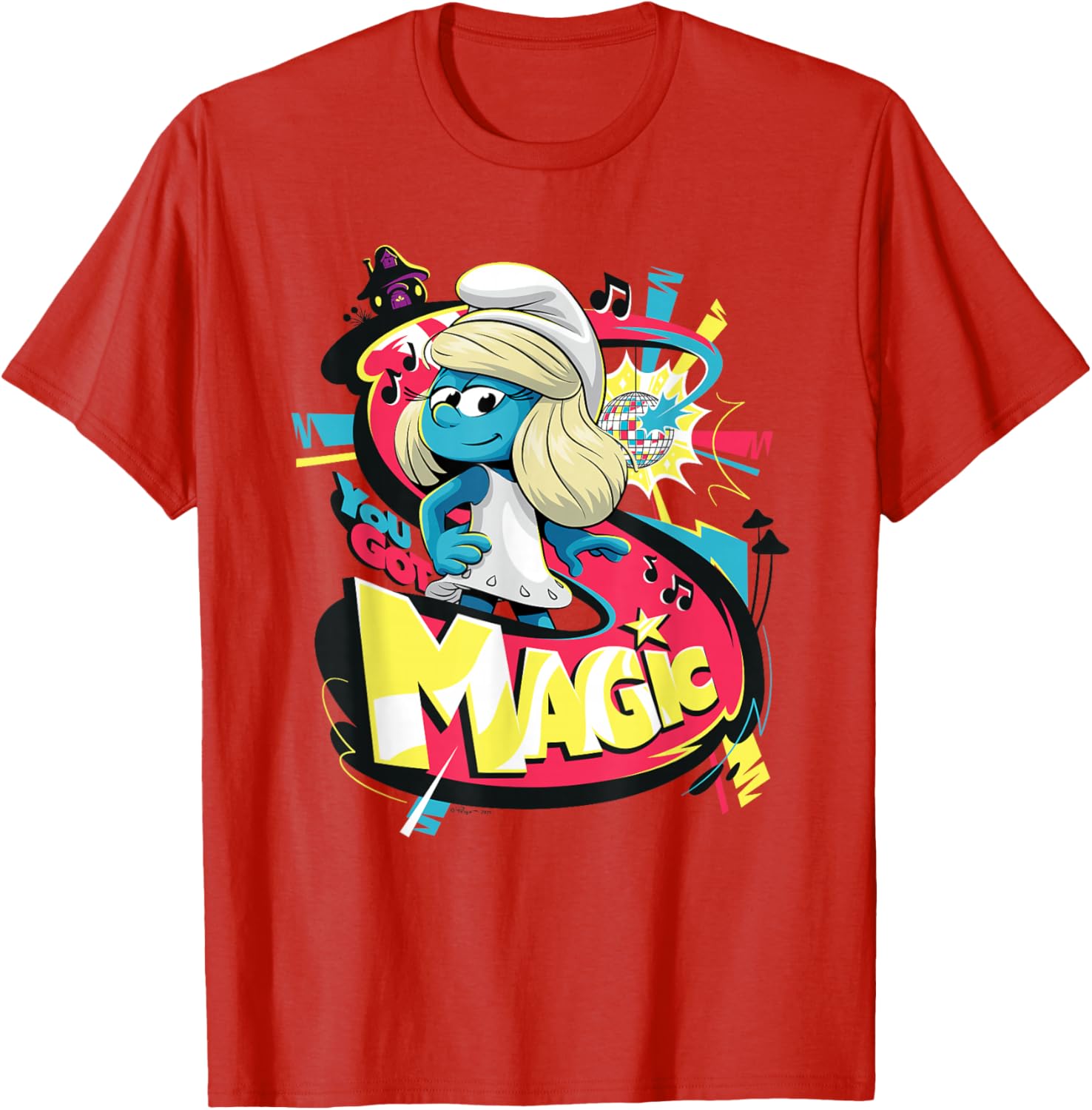 Magic Smurfette T-Shirt for The Smurfs Movie Fans - Fun & Stylish Apparel - 2
