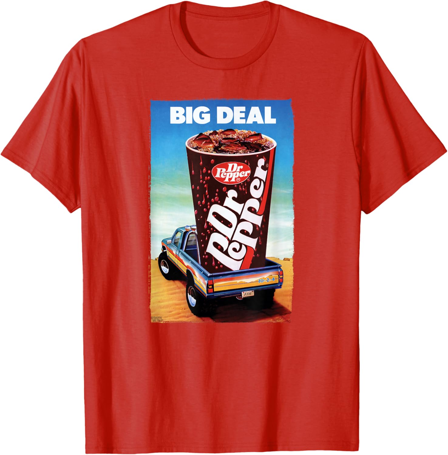 Dr Pepper Big Deal Big Taste Truck Panel T-Shirt for Fun Casual Style - 3