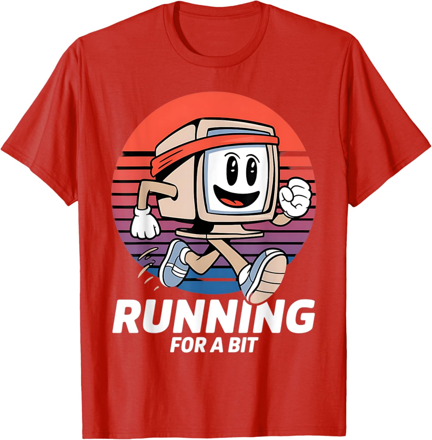 Funny IT Computer Jogging Runner T-Shirt for Tech Lovers and Athletes - 17