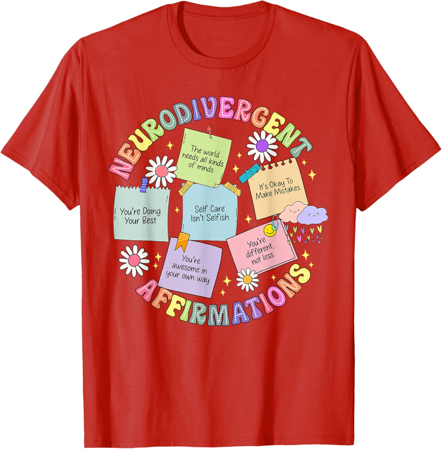 Neurodivergent Affirmations T-Shirt for Autism Awareness and Love - 20
