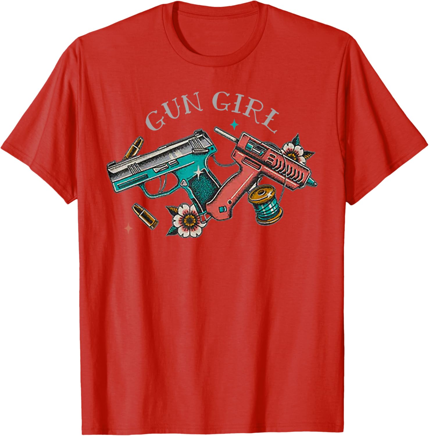 Gun Girl T-Shirt for Women - Stylish Clothing with Bold Graphic Design - 14