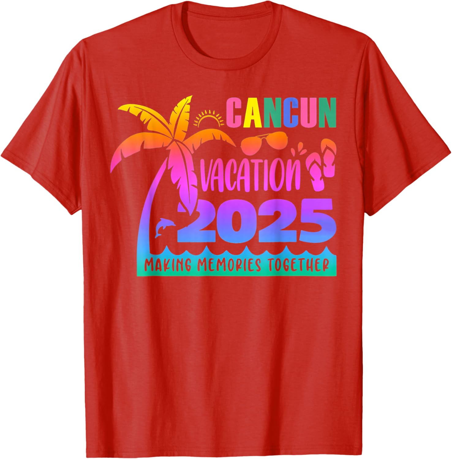 Cancun Vacation 2025 Summer Memories T-Shirt for Family Fun - 20