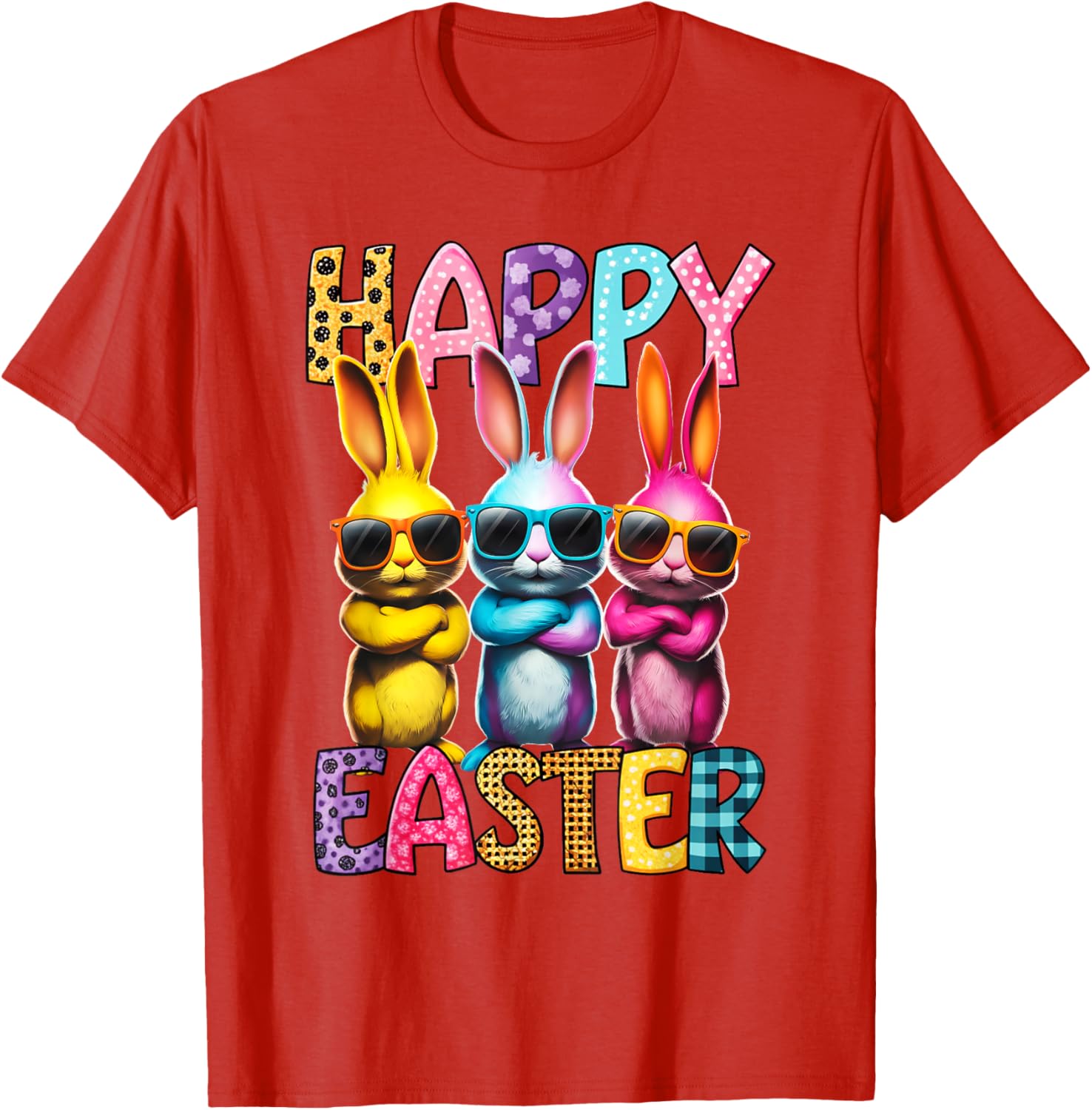 Funny Easter Bunny T-Shirt for Kids and Adults - Happy Easter Tees - 9