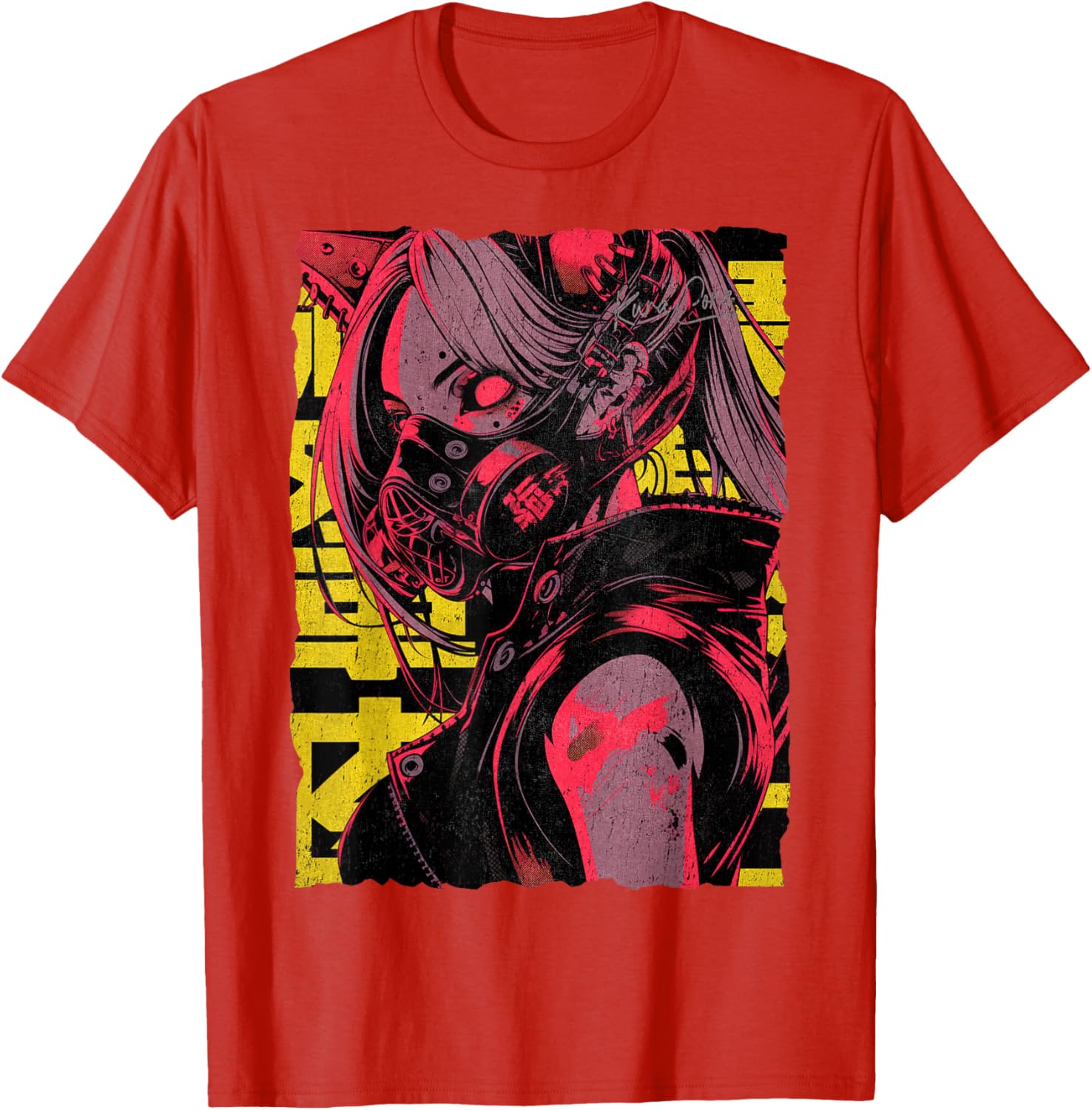 Japanese Cyberpunk Y2K Techwear Anime T-Shirt for Streetwear Lovers - 5